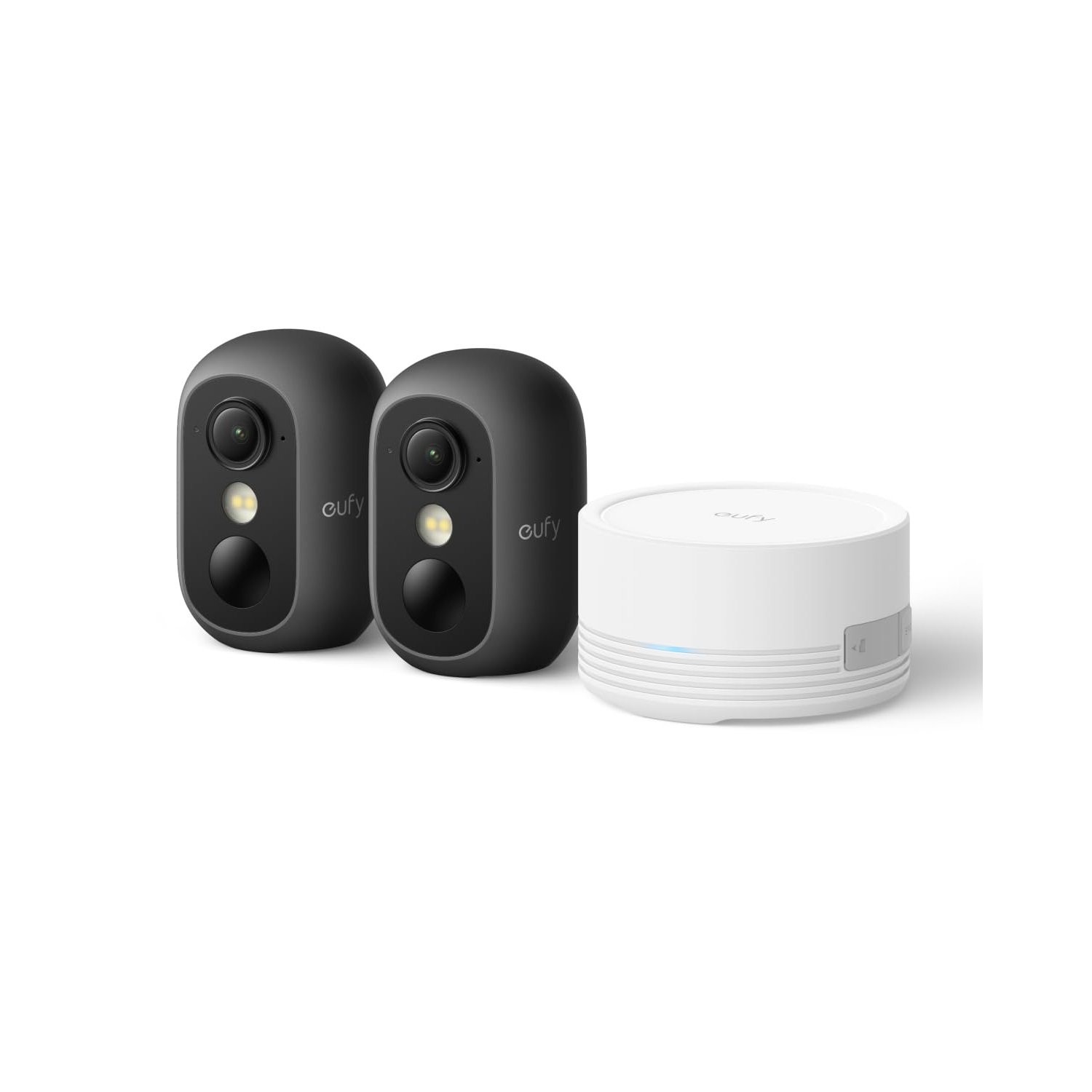 eufy Security Camera Outdoor Wireless,eufyCam C35 2 Pack with HomeBase Mini
