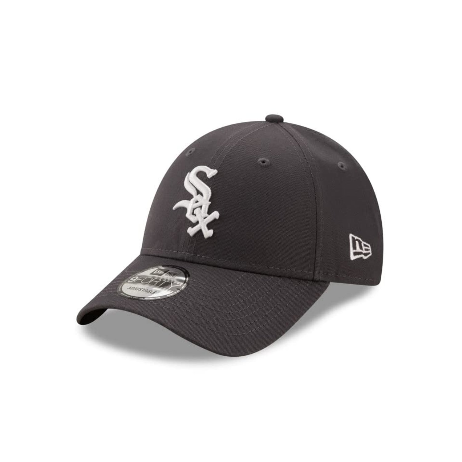 New Era Chicago White Sox MLB League Essential Gray White 9Forty Adjustable Cap - One-Size