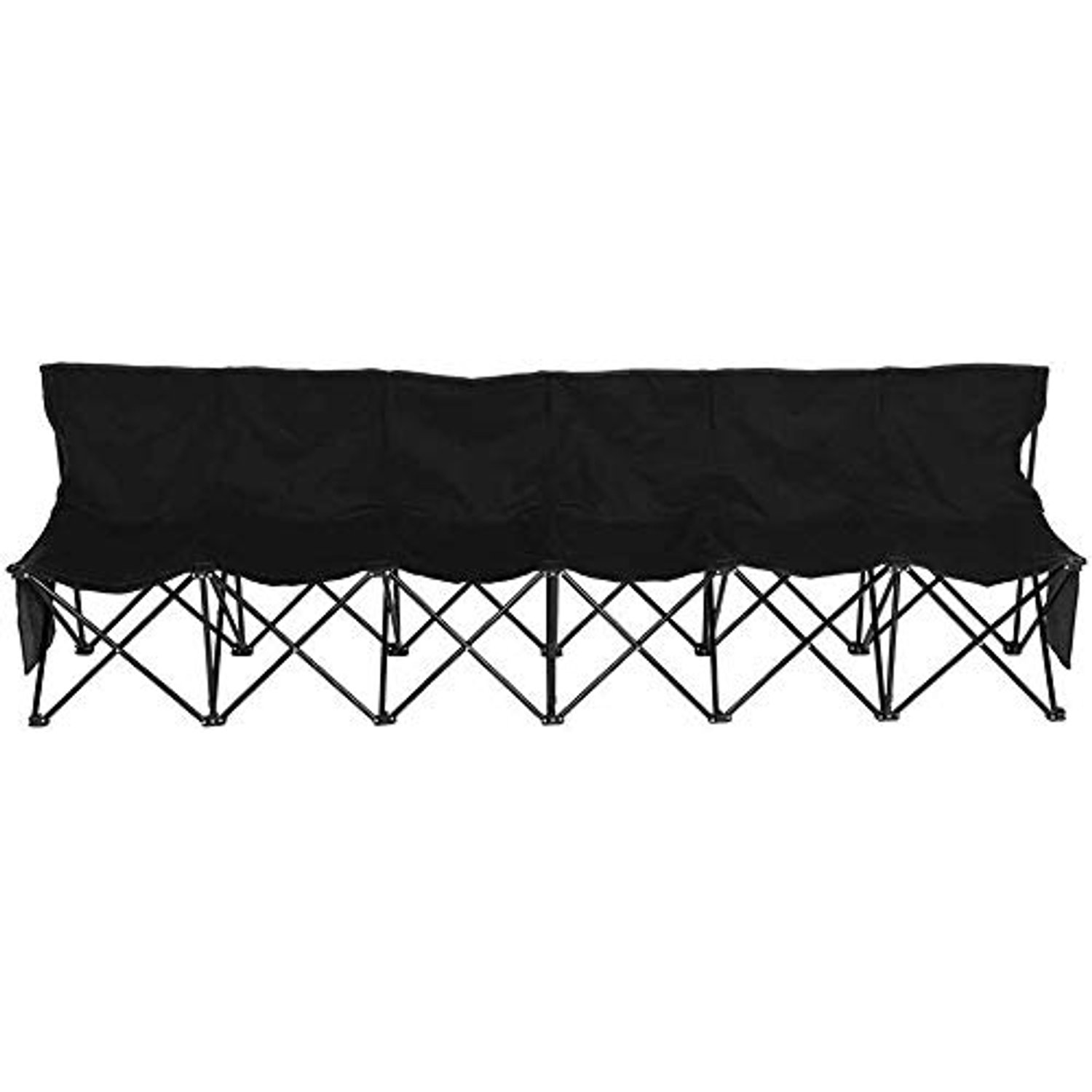 Tirrito Suprills 6 Seater Sub Bench Football - Portable Folding Bench, Folding Seat for Sports, Picnic, Camping - Team Bench with Convenient Carry Bag