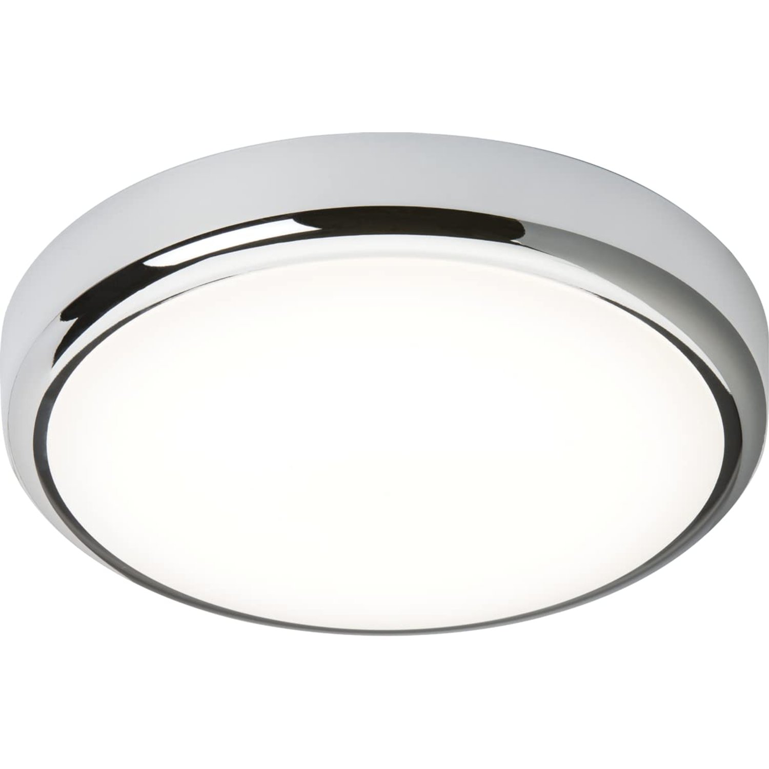 Knightsbridge LED Bathroom IP65 14W CCT Adjustable Wall or Ceiling mounting Bulkhead Fitting with Chrome Trim 315mm BT14ACTCH, Silver