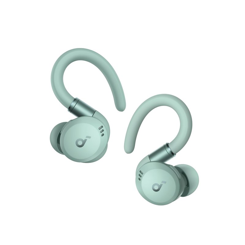 soundcore Sport X20 by Anker, True-Wireless Workout Earbuds, Rotatable and Extendable Ear Hooks, Noise Cancelling, Deep Bass, IP68 Waterproof, Sweatproof, Dustproof, 48H Play, Sport Earbuds for Gym