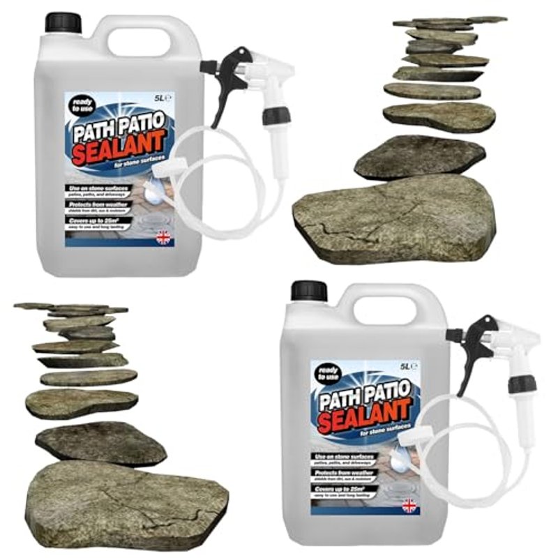 5L Path Patio Sealant Shields From Dirt & Moisture Complete With Hose Trigger (1)