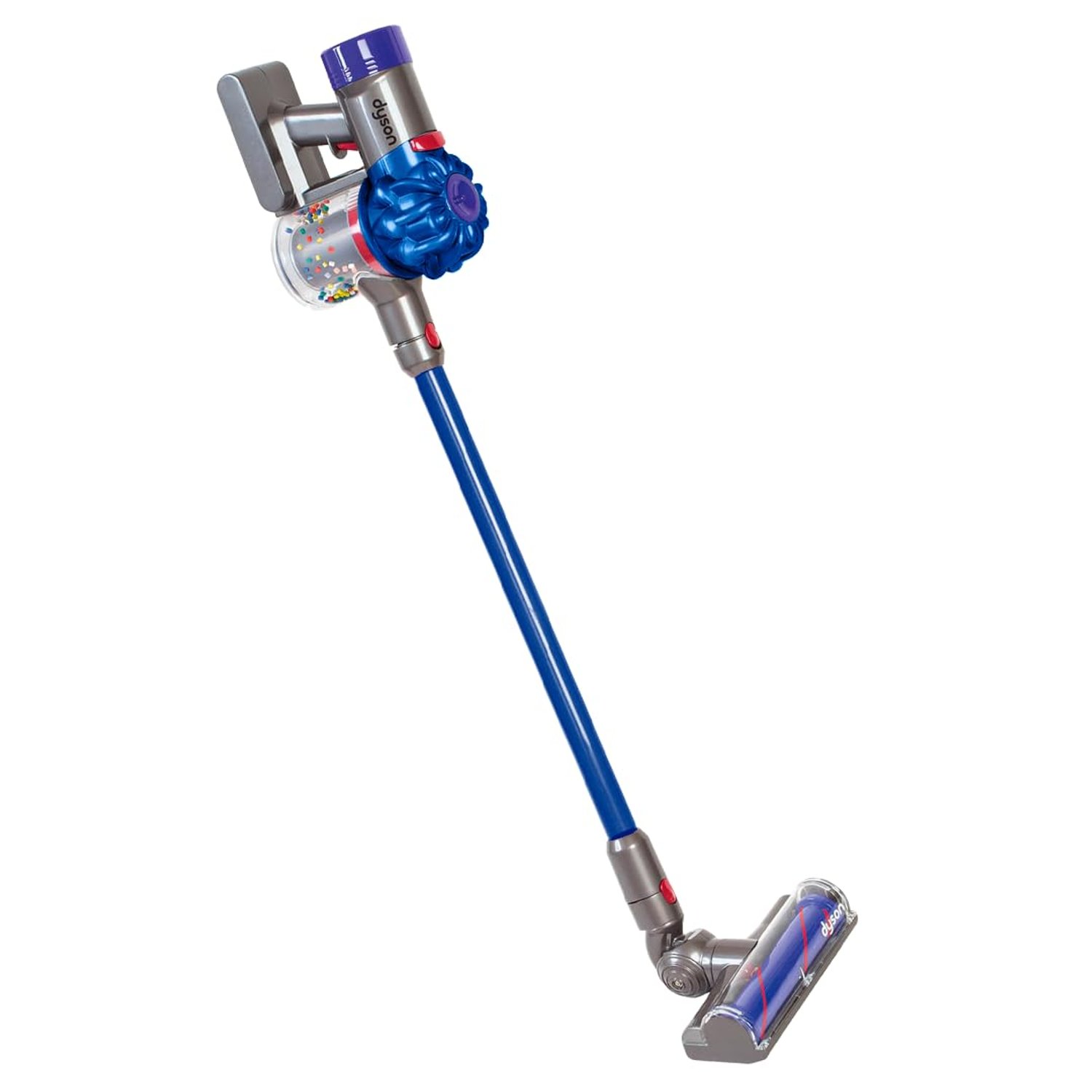 Casdon Dyson Cordless TOY Vacuum Cleaner Interactive & Officially Licensed Toy For Children Aged 3+ Realistic Role-Play Fun, Blue