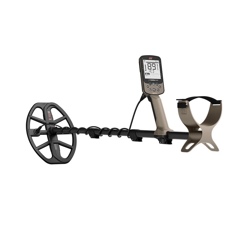 MINELAB X-Terra Elite, Waterproof, All Terrain Coin & Treasure Metal Detector, Multi-IQ Precision Targeting with Simultaneous Multi-Frequency Technology, Included V12X Coil and Charging Cable