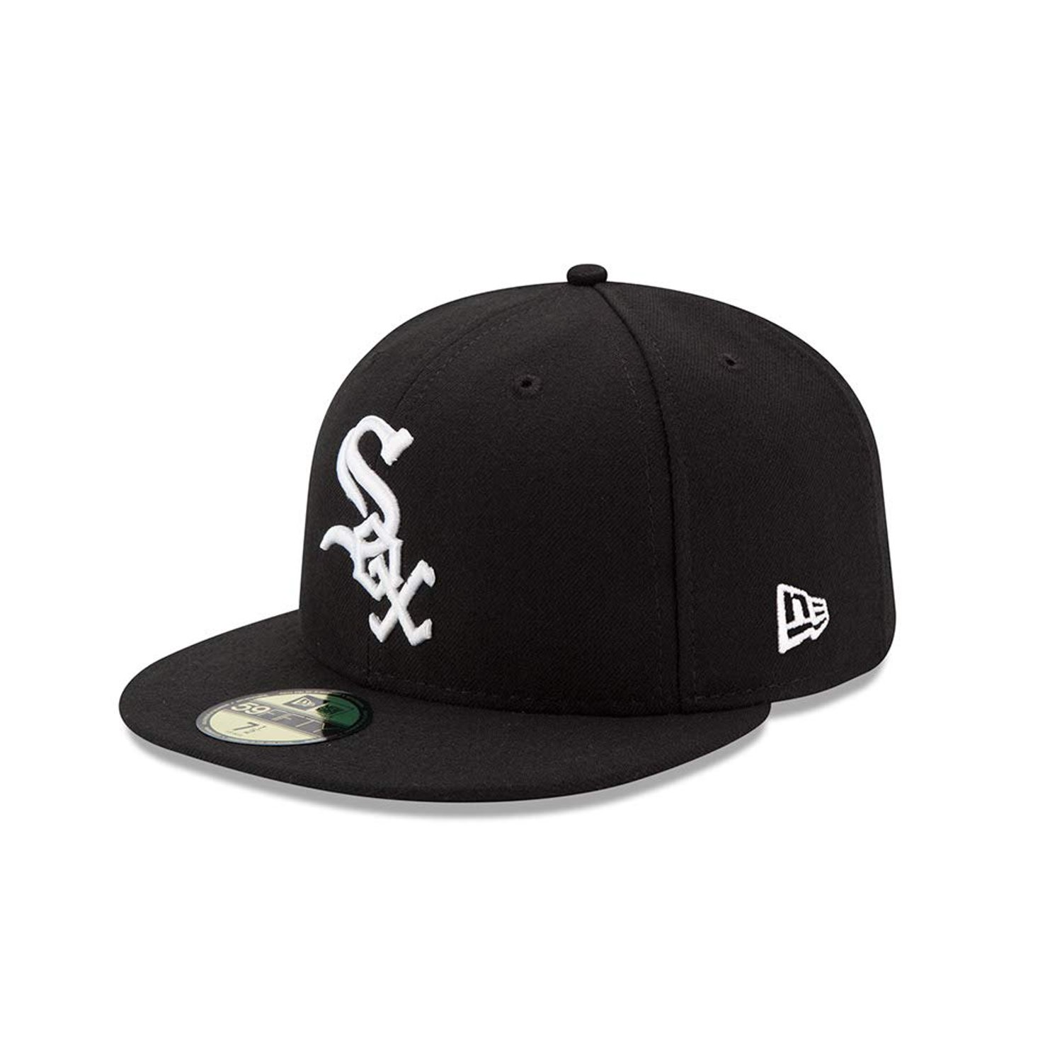New Era Chicago White Sox 59fifty Basecap MLB Black On Black - 7 3/8-59cm