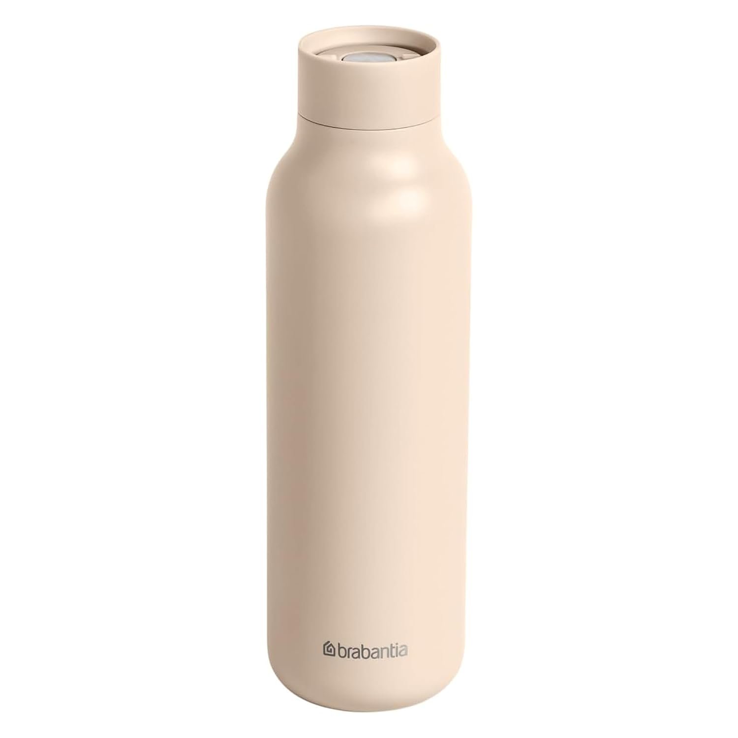 Brabantia Insulated Water Bottle 600ml with Slim Leak-Resistant Design, Suitable for Daily Hydration at Work, Gym or Travel