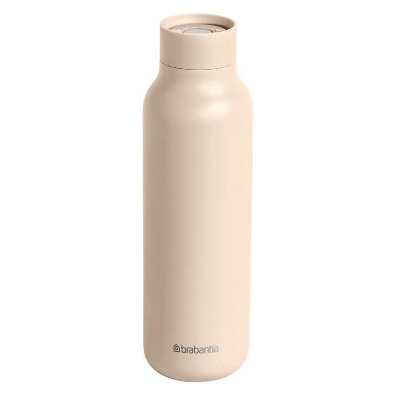 Brabantia Insulated Water Bottle 600ml with Slim Leak-Resistant Design, Suitable for Daily Hydration at Work, Gym or Travel