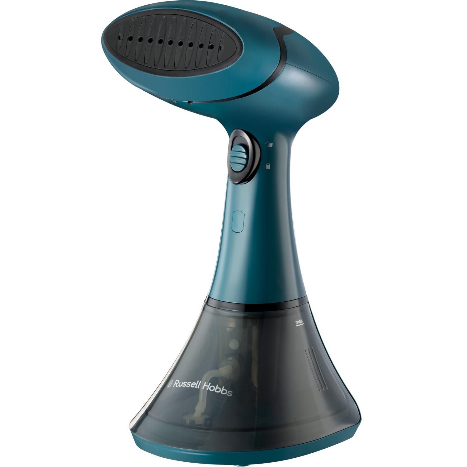 Russell Hobbs Steam Genie Handheld Clothes Steamer, No Ironing Board Needed, Ready to Use in 45s, Power Indicator, Auto-Off, 200ml Removable Water Tank, 3 Attachments, 7m Steam Time, 1600W, 27220