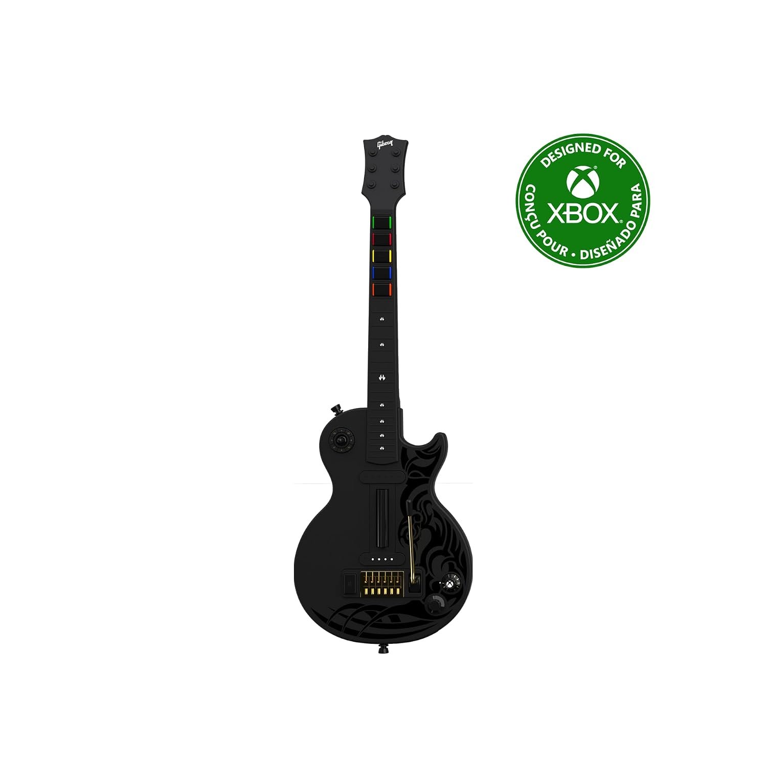 CRKD Gibson Les Paul Guitar Controller (Xbox Licensed, Black Tribal)