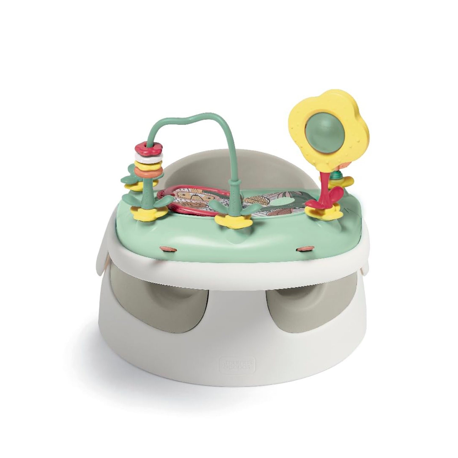 Mamas & Papas Baby Snug Seat and Activity Tray with Adjustable Features, Supportive, Stable and Easy Clean Design in Clay, Suitable from 3 to12 Month Approx