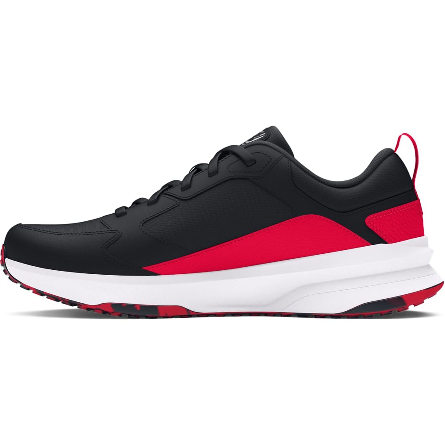 Under Armour Men's Charged Edge Shoes, (003) Black/Red/Mod Gray, 10.5 X-Wide