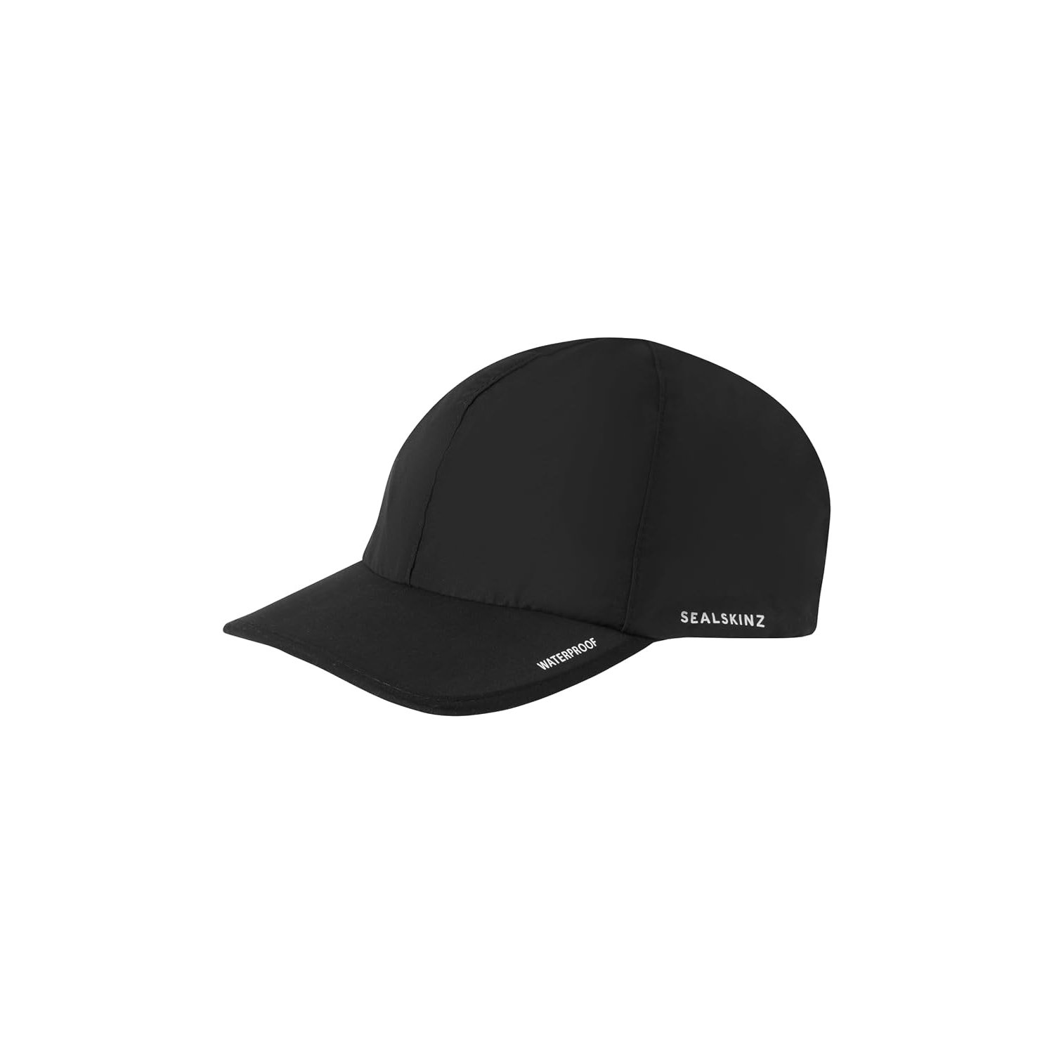 SEALSKINZ | Langham | Black Colour Waterproof SPF 40+ Unisex All Weather Running Cap Hat | Suitable for Outdoor Activities | One Size