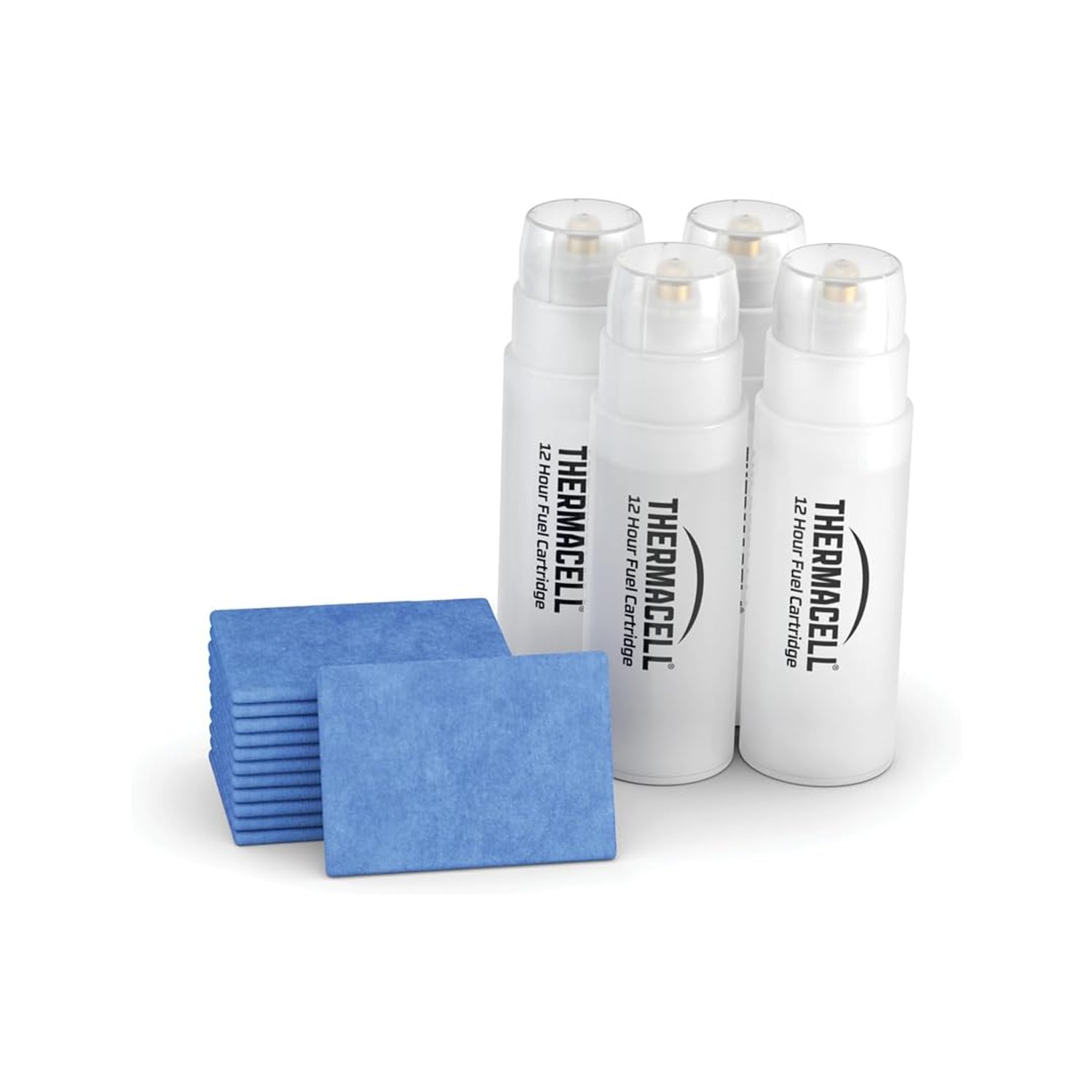 Thermacell Large Refill Pack 12 x 4hr Mats and 4 x 12hr Cartridges Mosquito and Midge Protection No Spray, Scent or Mess 20 sq m Zone of Protection