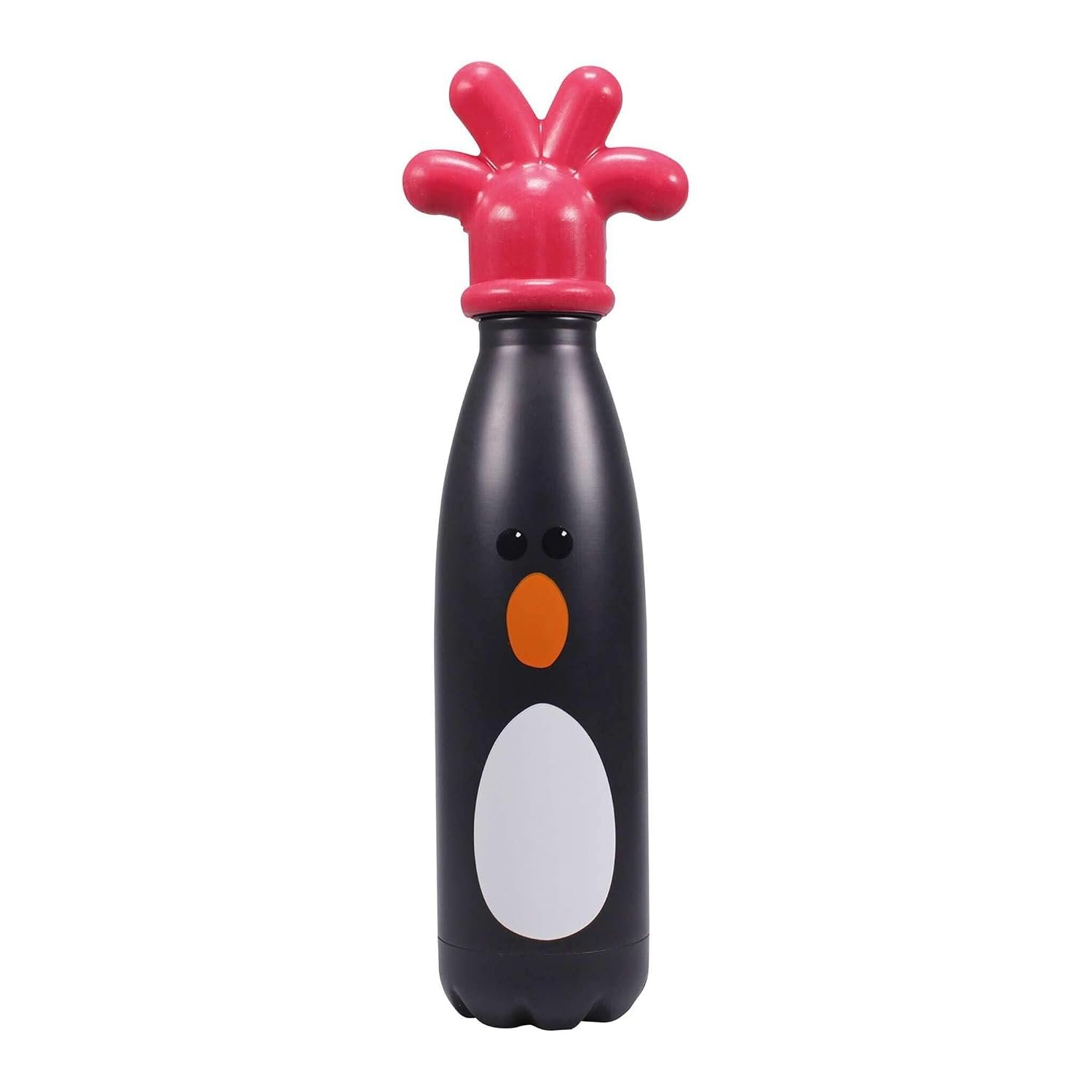 Half Moon Bay | Wallace & Gromit | Feathers McGraw 3D Metal Water Bottle | Lightweight Stainless Steel Drinks Canteen with Rubber Glove Lid | 500ml | Official Aardman Merchandise | Novelty Gift