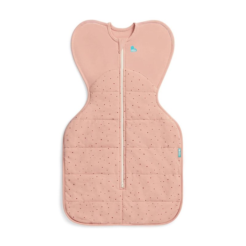 Love To Dream™ Swaddle UP™, Medium 6-8.5 kg - Pebbles Rose | Snug Fit, Supports Healthy Sleep Routine | 2.5 Tog Ideal for Winter & Autumn (16–20°C) | Machine Washable Cotton & Double Zip