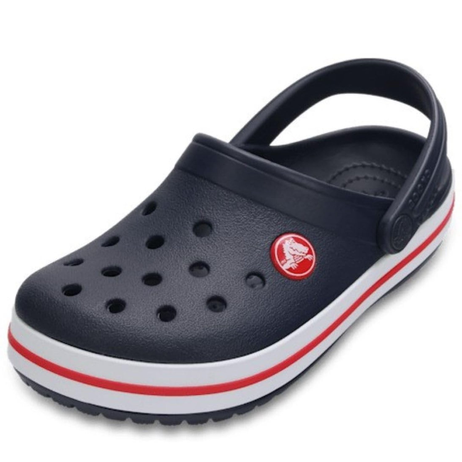 Crocs Unisex Kids Crocband K Clogs, Navy Red, 13 UK Child