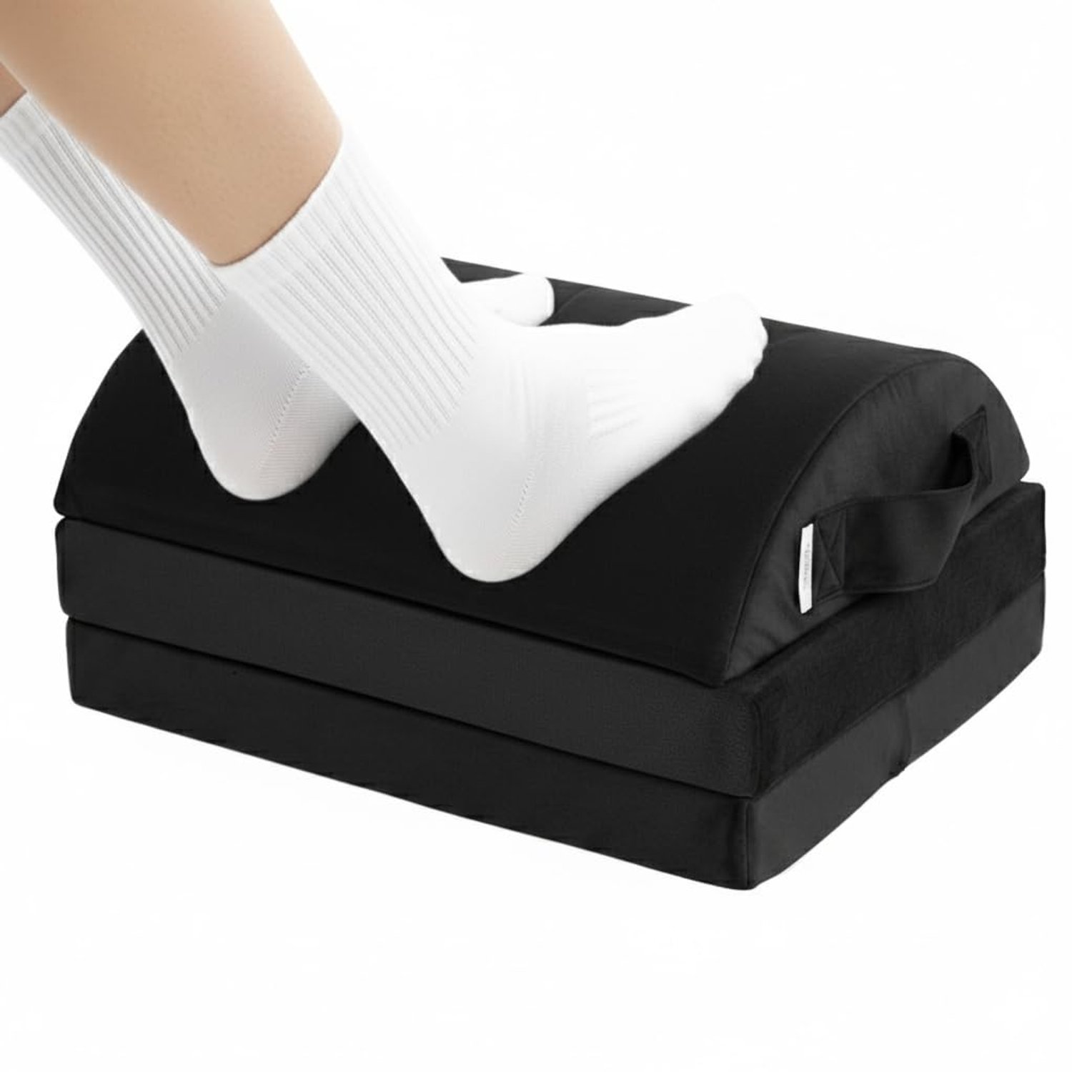 TokSay Triple Foot Rest for Under Desk - Comfortable Foam Foot Stool for Office, Home, Working and Gaming