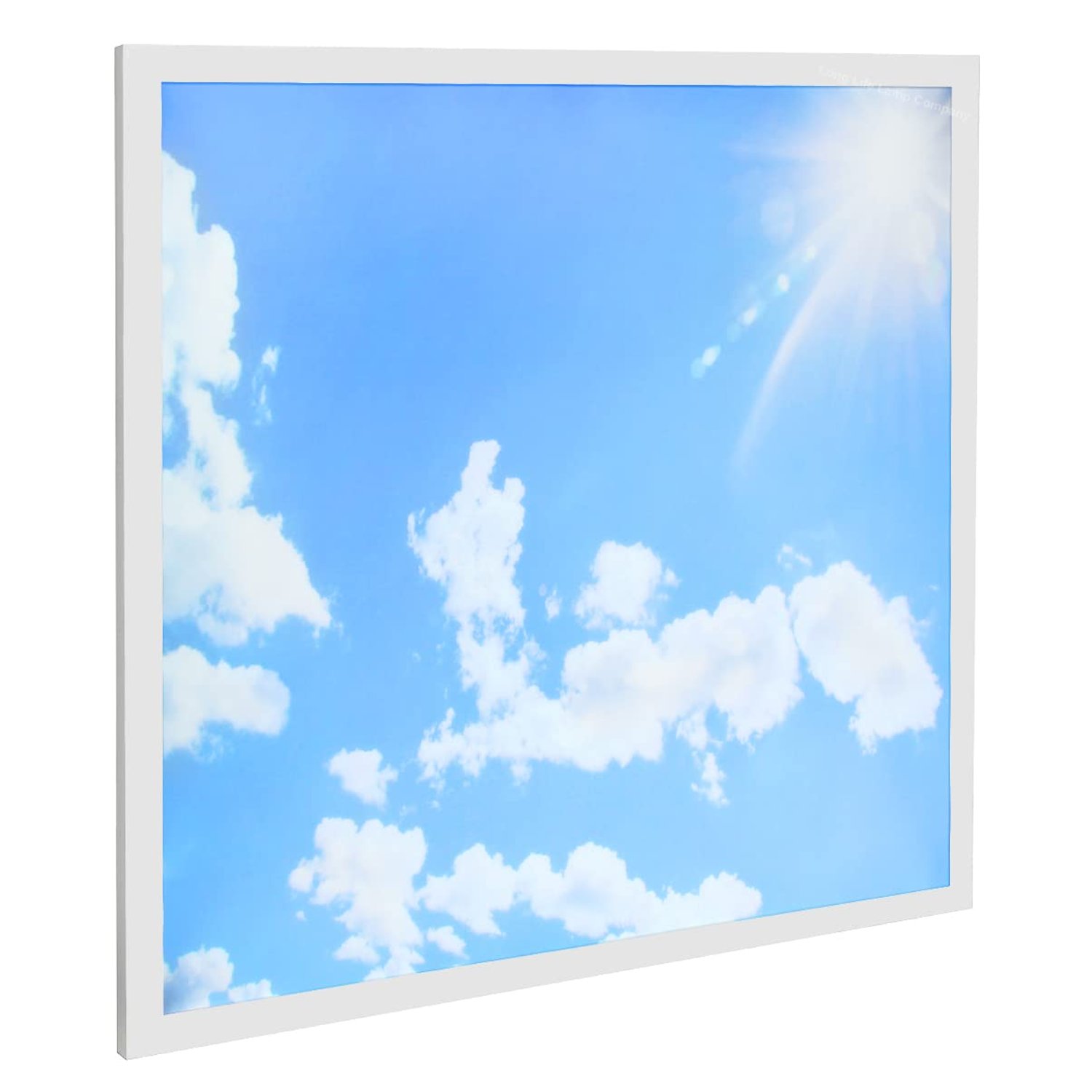 Long Life Lamp Company 40w Blue Sky LED Ceiling Panel 600 x 600 Sun Cloud Scene Recessed Office Light with Transformer