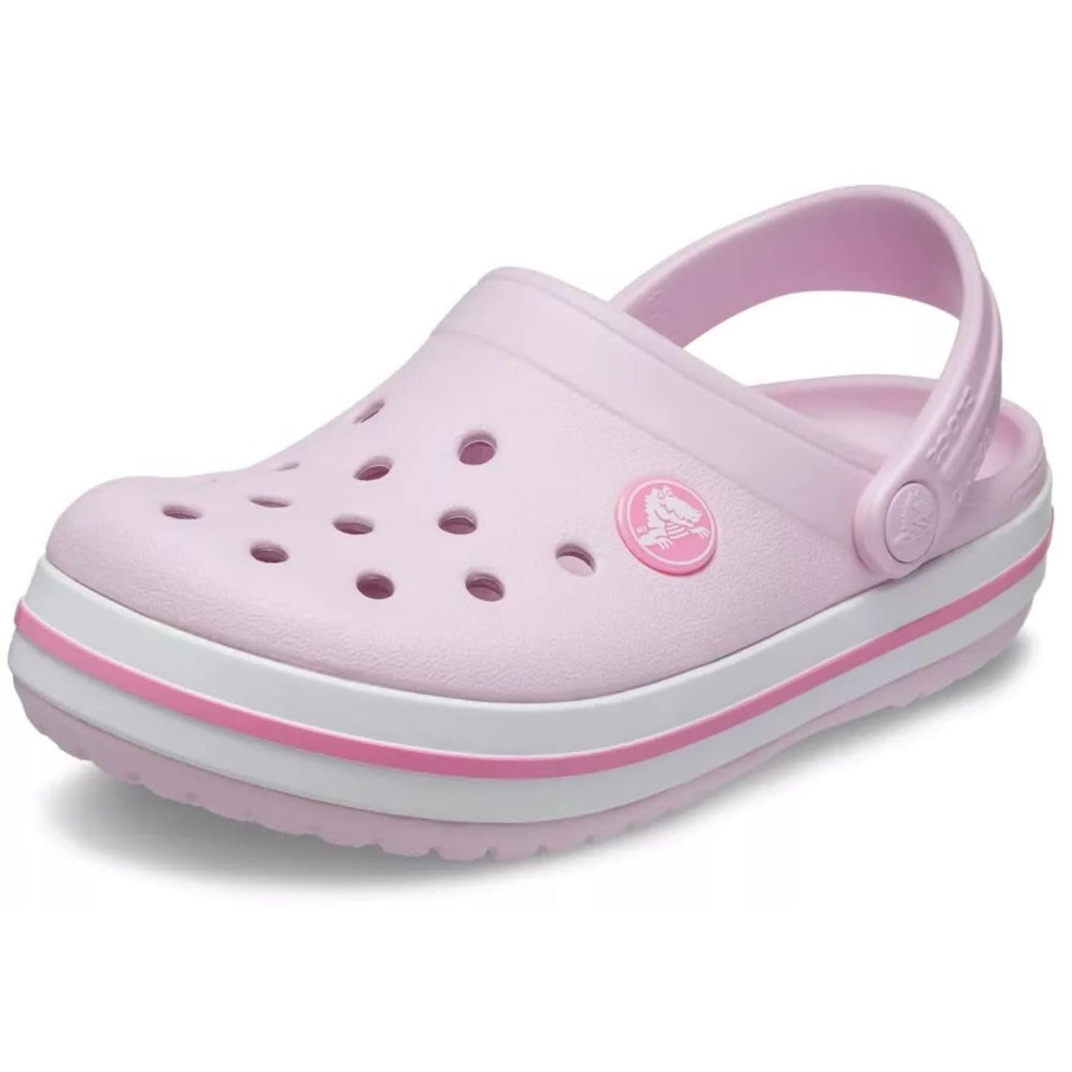 Crocs Unisex Kids Crocband K Clogs, Ballerina Pink, 1 UK