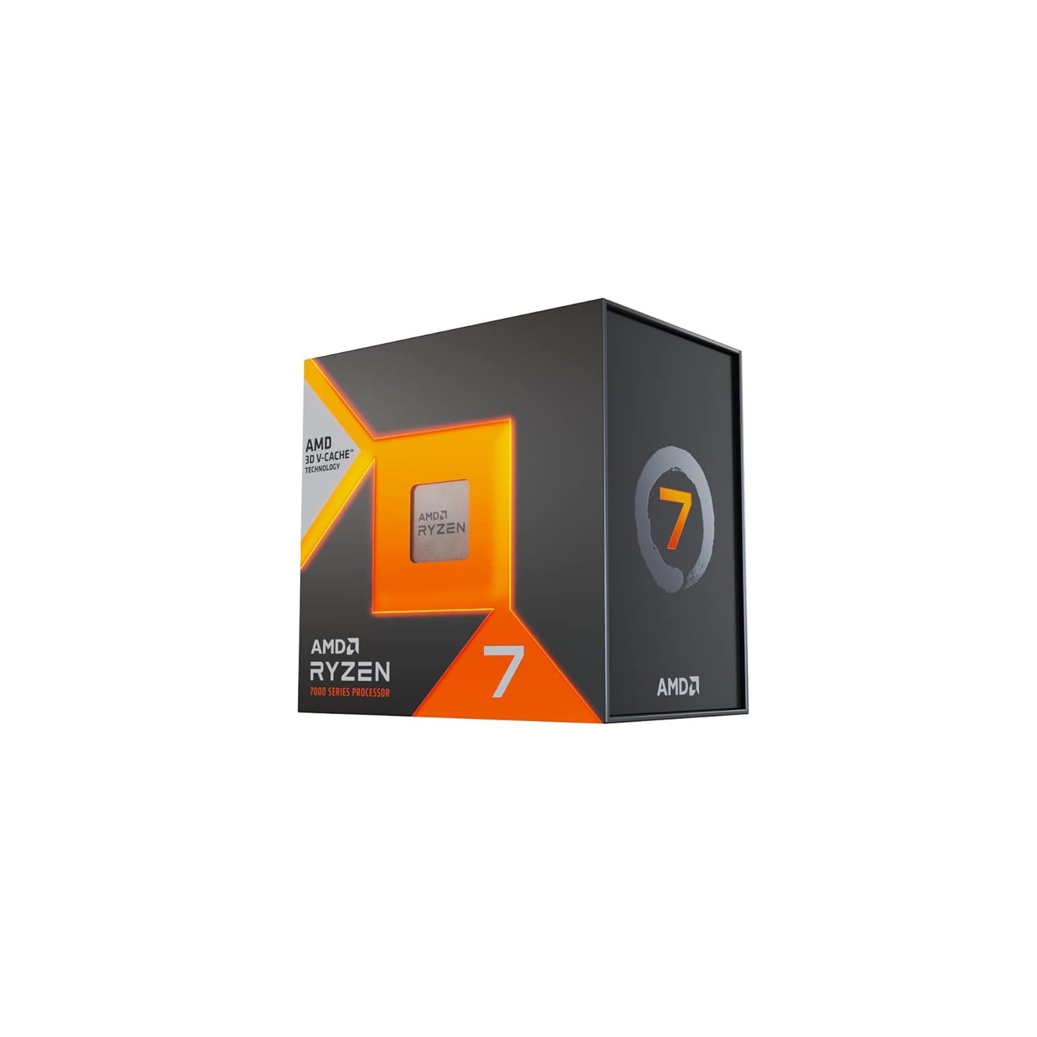 AMD Ryzensets 7 7800X3D Processor with 3D V Cache technology (integrated Radeon Graphics, 8 cores/16 threads, 120W TDP, AM5 Socket, 104MB cache, up to 5.0 GHz max boost, no cooler)
