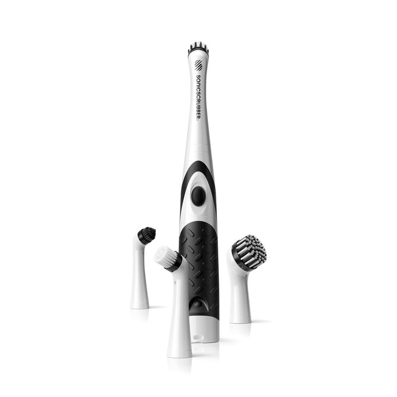 SONICSCRUBBER SonicScrubbers Sonic Scrubber Oscillating Cleaning Tool for the Kitchen and Bathroom, Grout, White