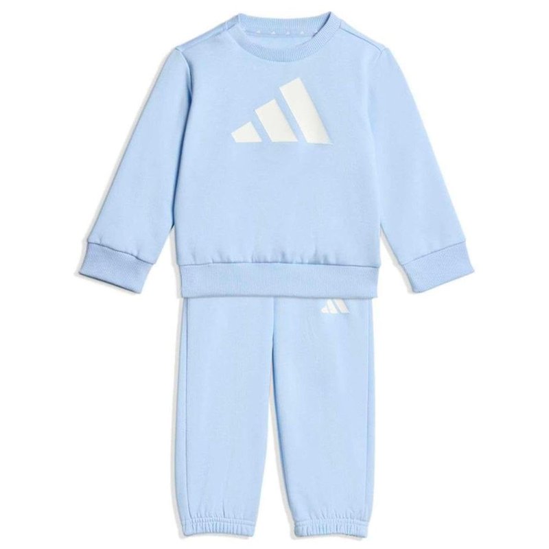 adidas Unisex Baby BIG LOGO ESSENTIALS JOGGER, glow blue/white/white, 18-24 Months
