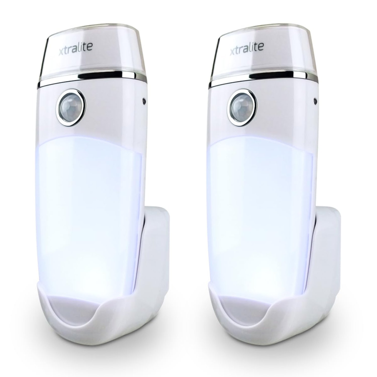 Xtralite NiteSafe Duo + Rechargeable Nightlight and Torch with 4 Function LED Night Light/Torch and Work Light - Twin Bundle