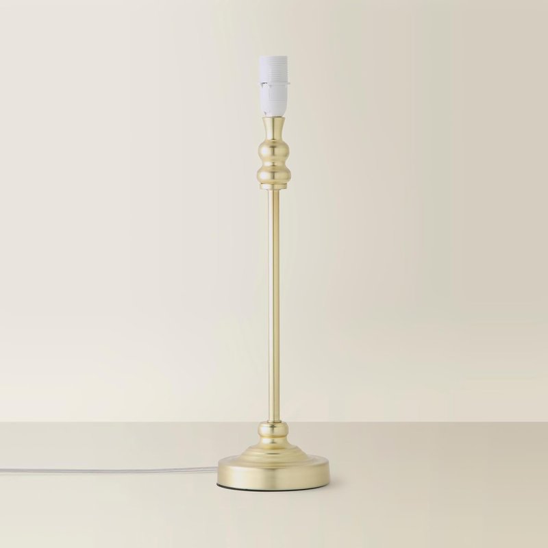 ValueLights | Gold Metal Candlestick Table Lamp Base Living Room Bedside Light | Table Lamps, Home Décor & Improvement Essential