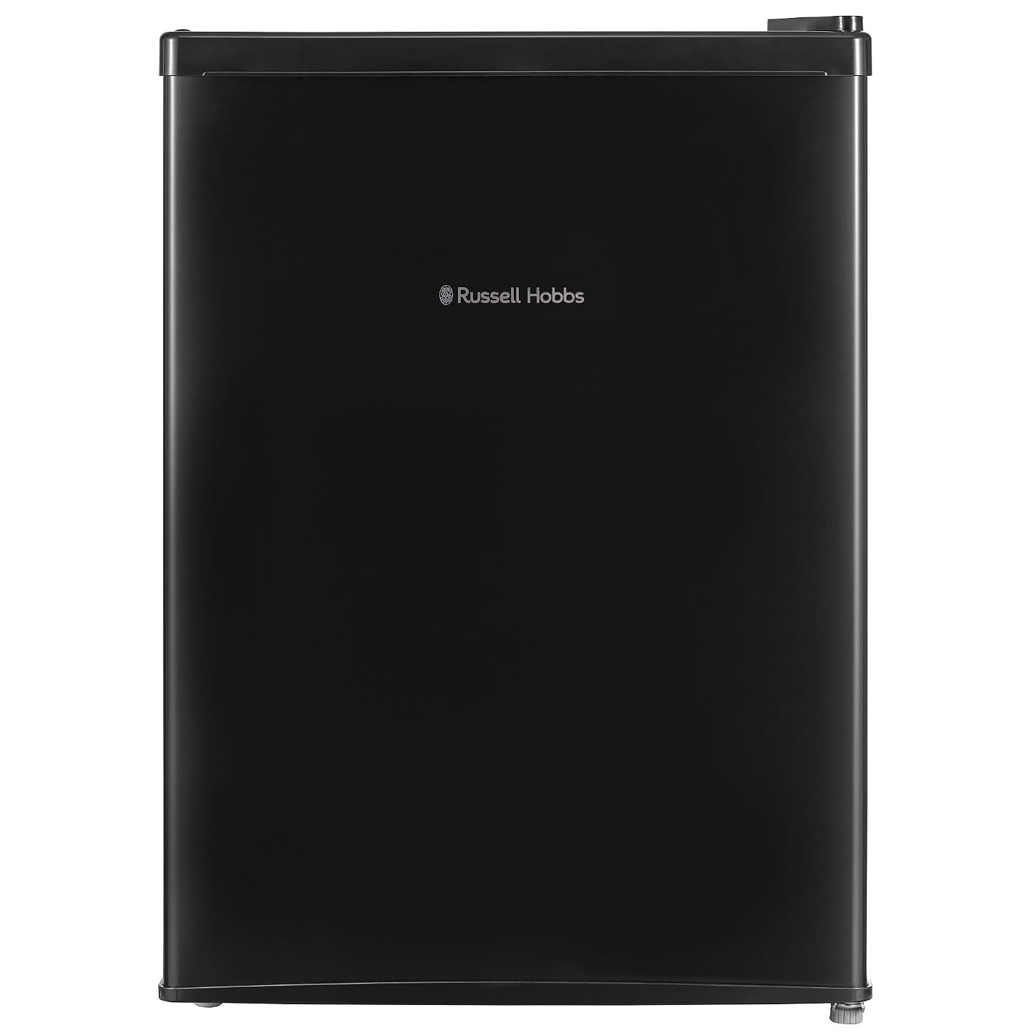 Russell Hobbs Table Top Larder Mini Fridge 66L Capacity, Reversible Door & Adjustable Feet, 0 to 8 Degrees Manual Temperature Control, Black RH67TTLF0E1B