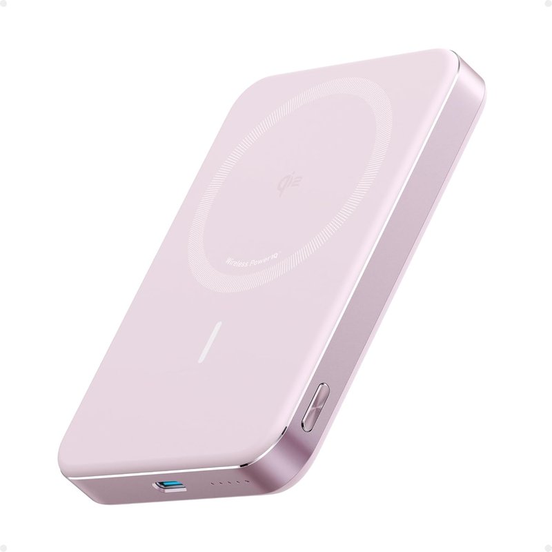 Anker MagGo Power Bank, Ultra Slim 10,000mAh Magnetic Battery Pack, Qi2 Certified, Portable, 15W Ultra Fast MagSafe Compatible Charger, Ergonomic Design, Only for iPhone 17/16/15/14