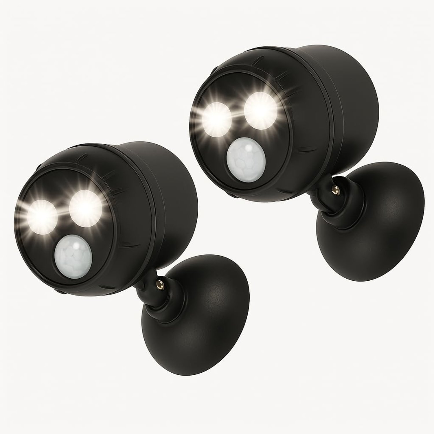 Proxinova Outdoor LED Security Lights, Motion Sensor Lights Outdoor, Outdoor Lights Battery Powered, PIR Sensor, Bright LED Floodlight Battery Powered Outdoor Lights, Compact & Easy Fit, 2 Pack