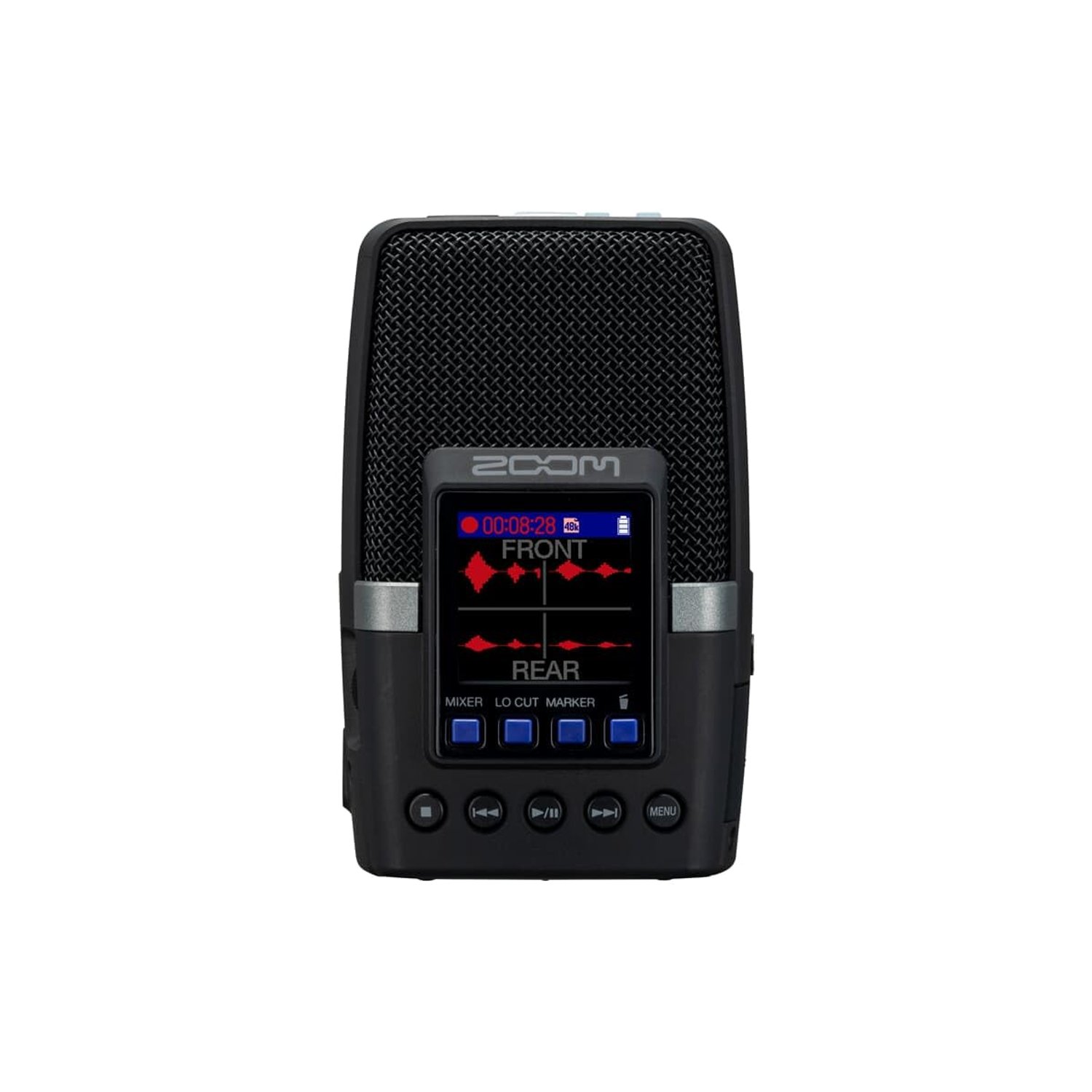 ZOOM H2essential Handy Recorder – Portable 32-Bit Float Audio Recorder with 3 Microphones for Surround Recording – Ideal for Podcasts, Music, Livestreams – Black