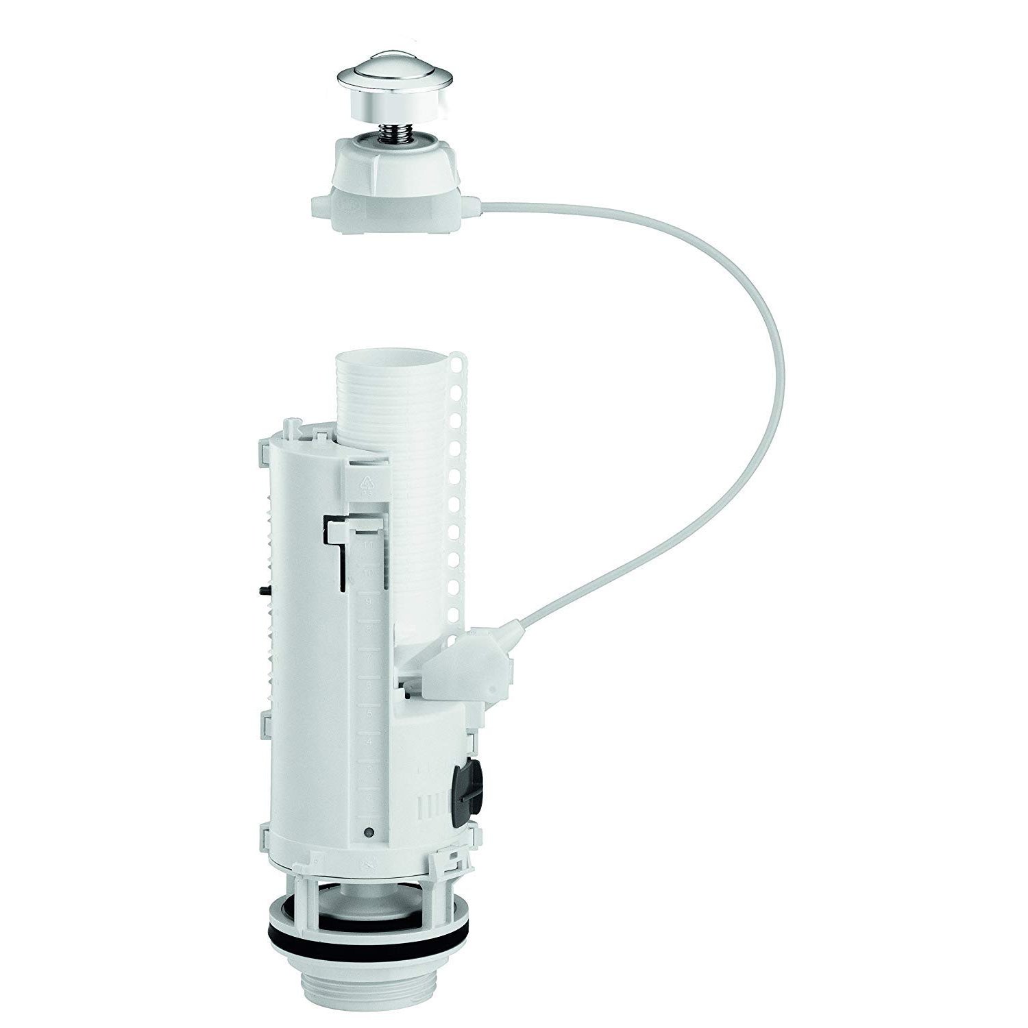 Siamp 32500007 Optima 50 Flushing Mechanism, White