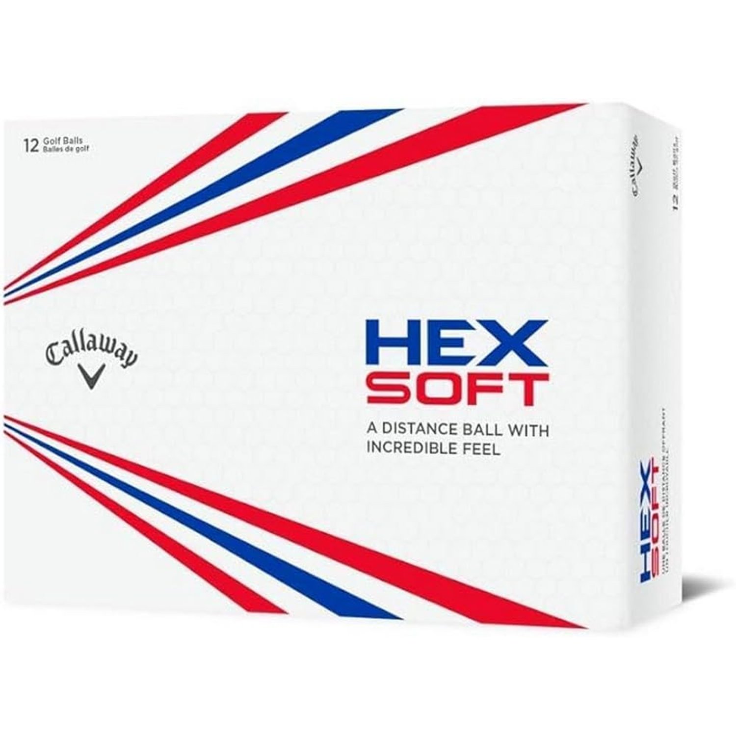 Callaway Golf Hex Soft Golf Balls 2019, White, 12 Ball Pack