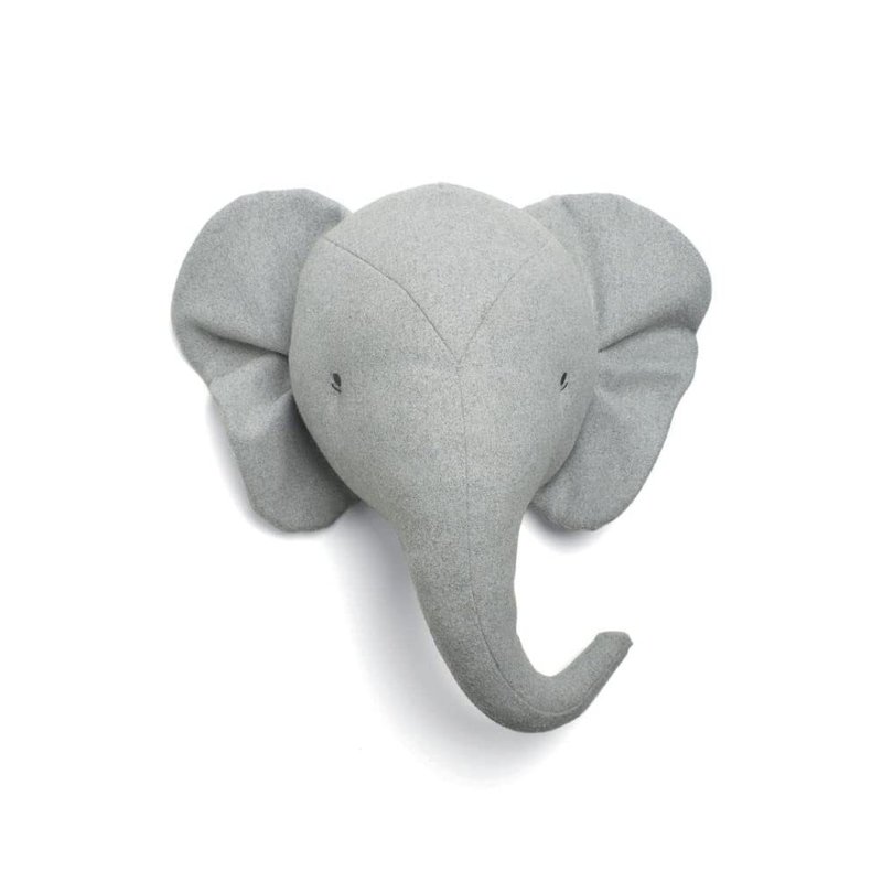 Mamas & Papas Nursery Décor, Born to be Wild, Wall Art, Elephant, Grey/Oak