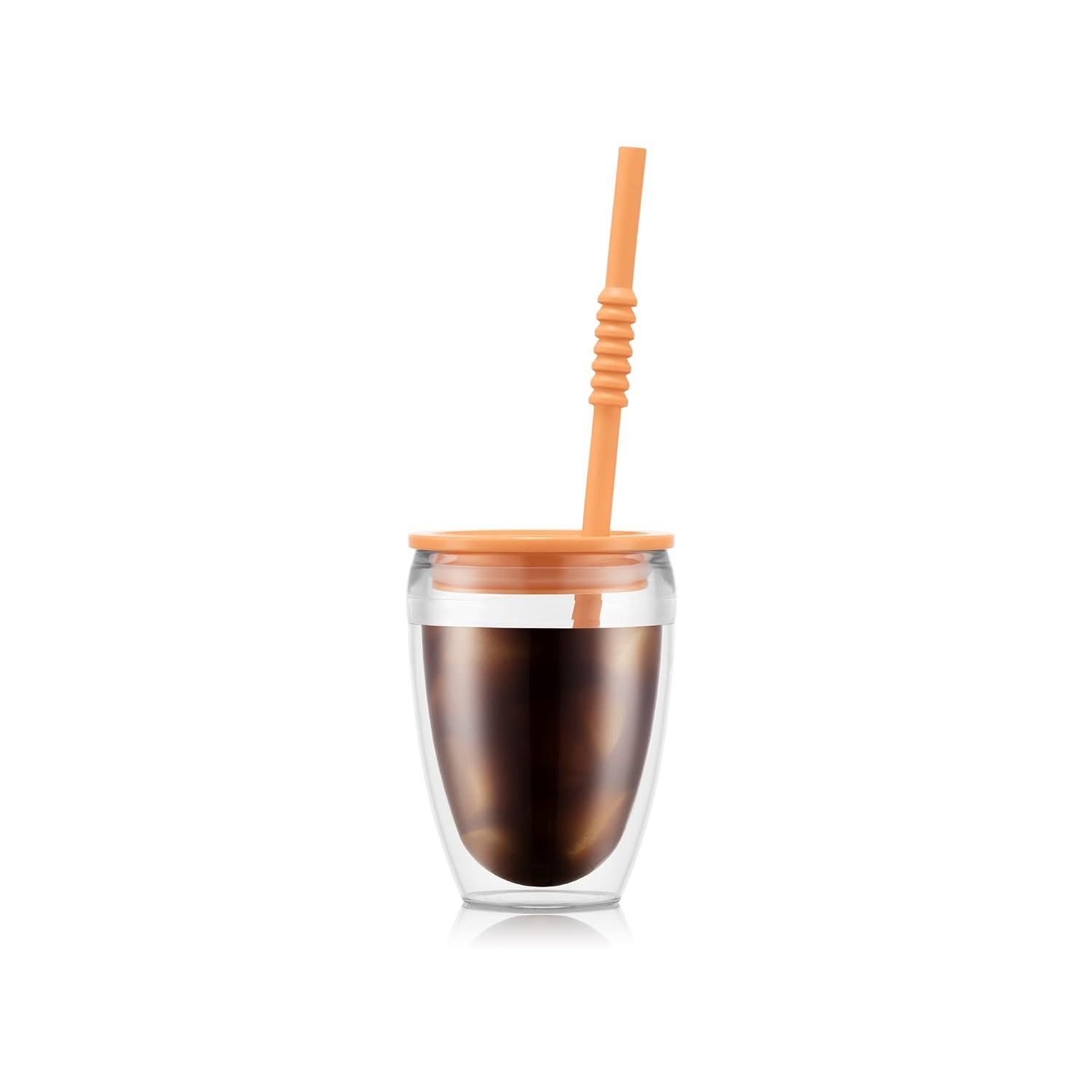 Bodum PAVINA to GO 2 pcs 0,3l Double Wall Tumbler with lid & Straw, K11849-447SA-447-Y21
