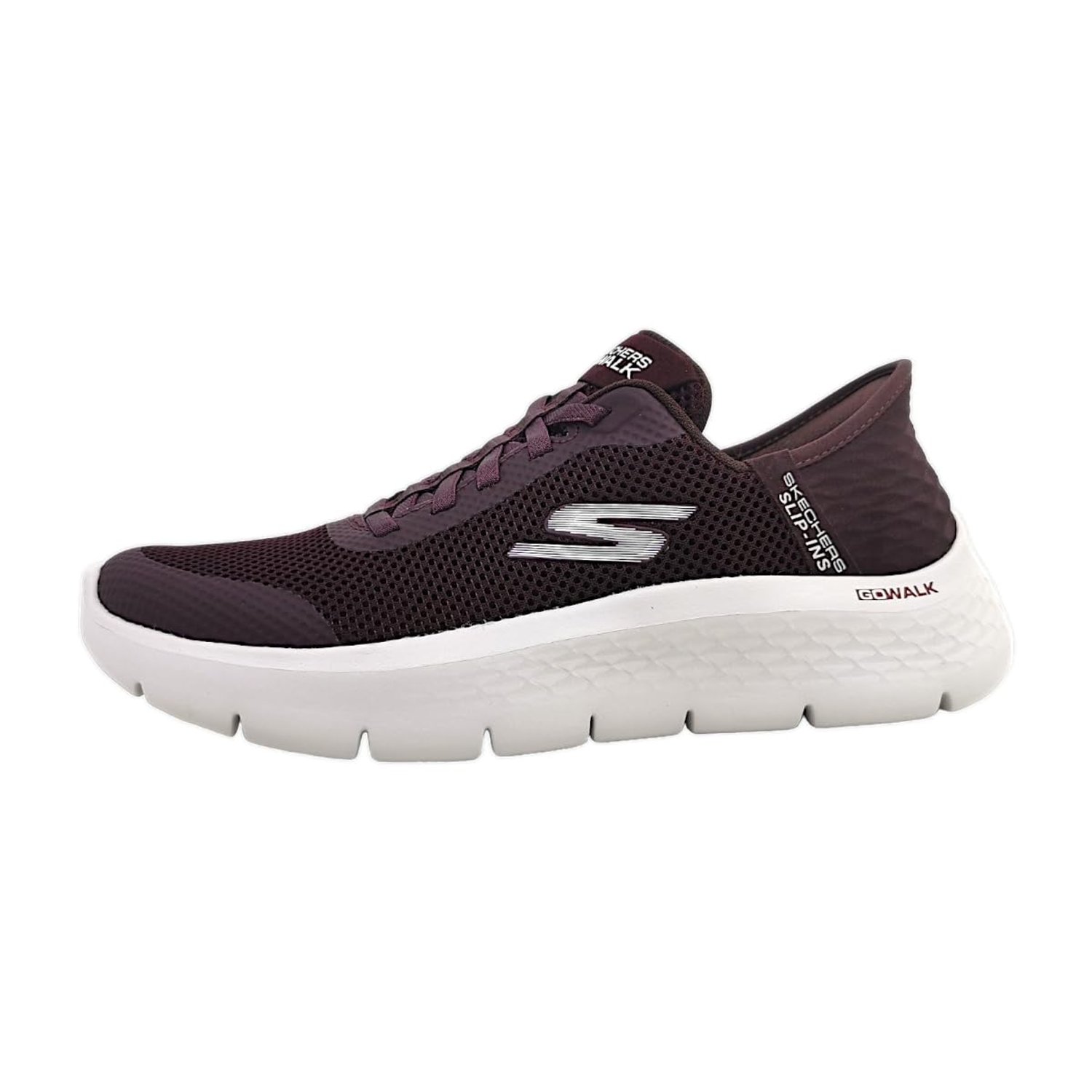 Skechers Go Walk Flex Grand Entry, Women's Trainers, Burgundy, 7.5 UK