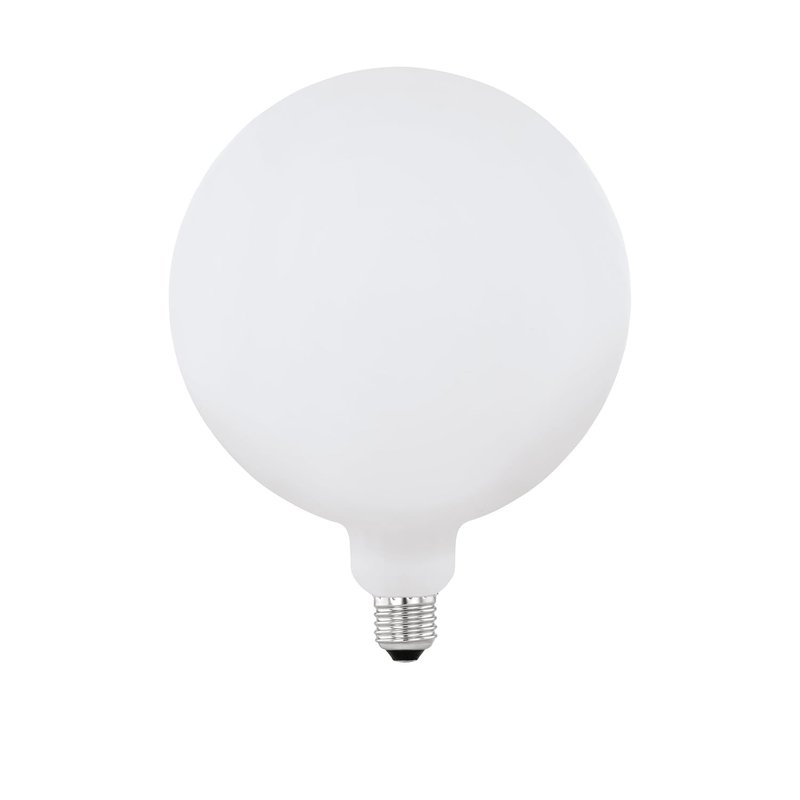 Eglo LED light bulb, extra-large opaque globe, 4.5 watts (equivalent to 40 watts), 470 lumen, warm white, G200, Edison, Ø 8''