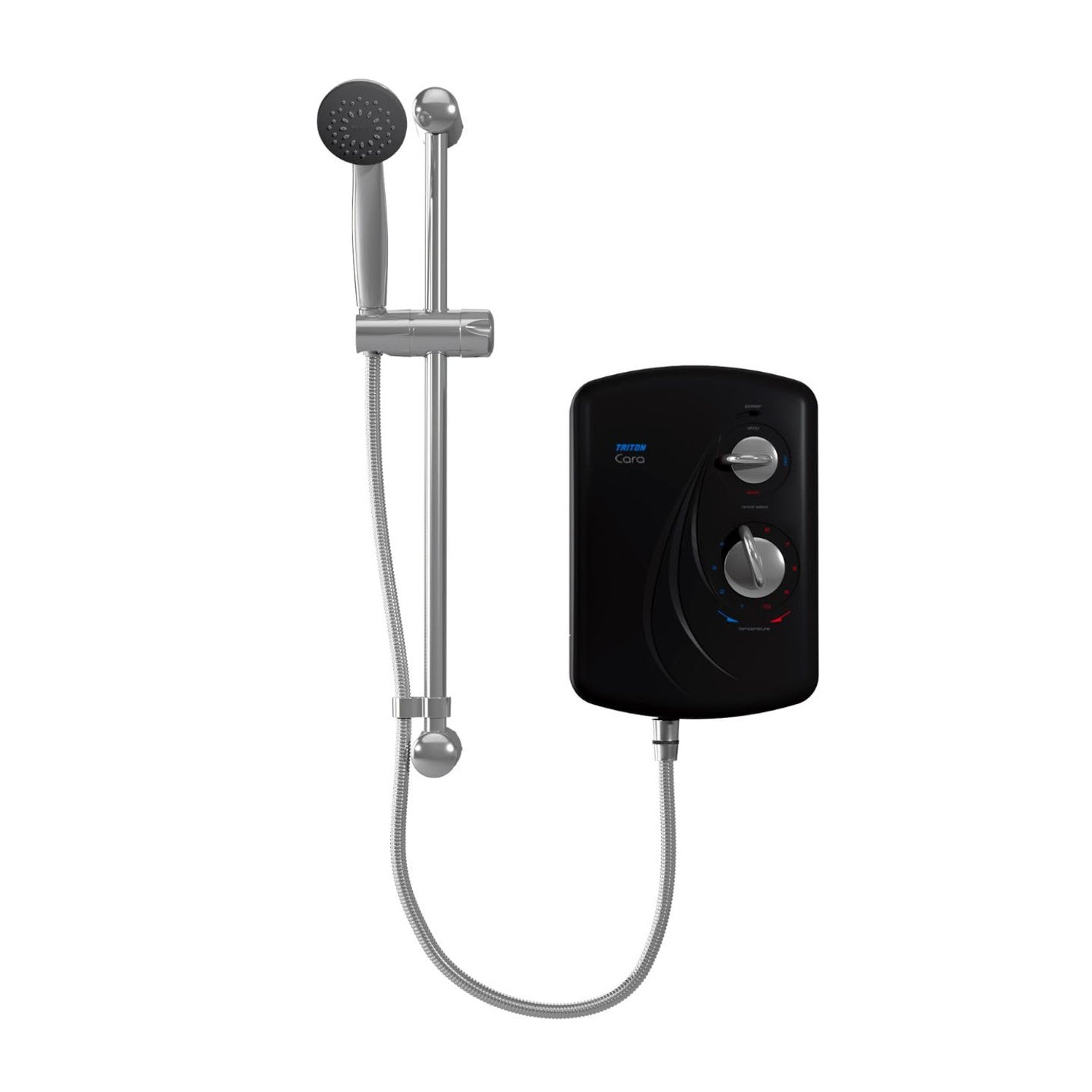 Cara Electric Shower - 7.5kW Black (Perluso, Seville, Enrich, Madrid 2)