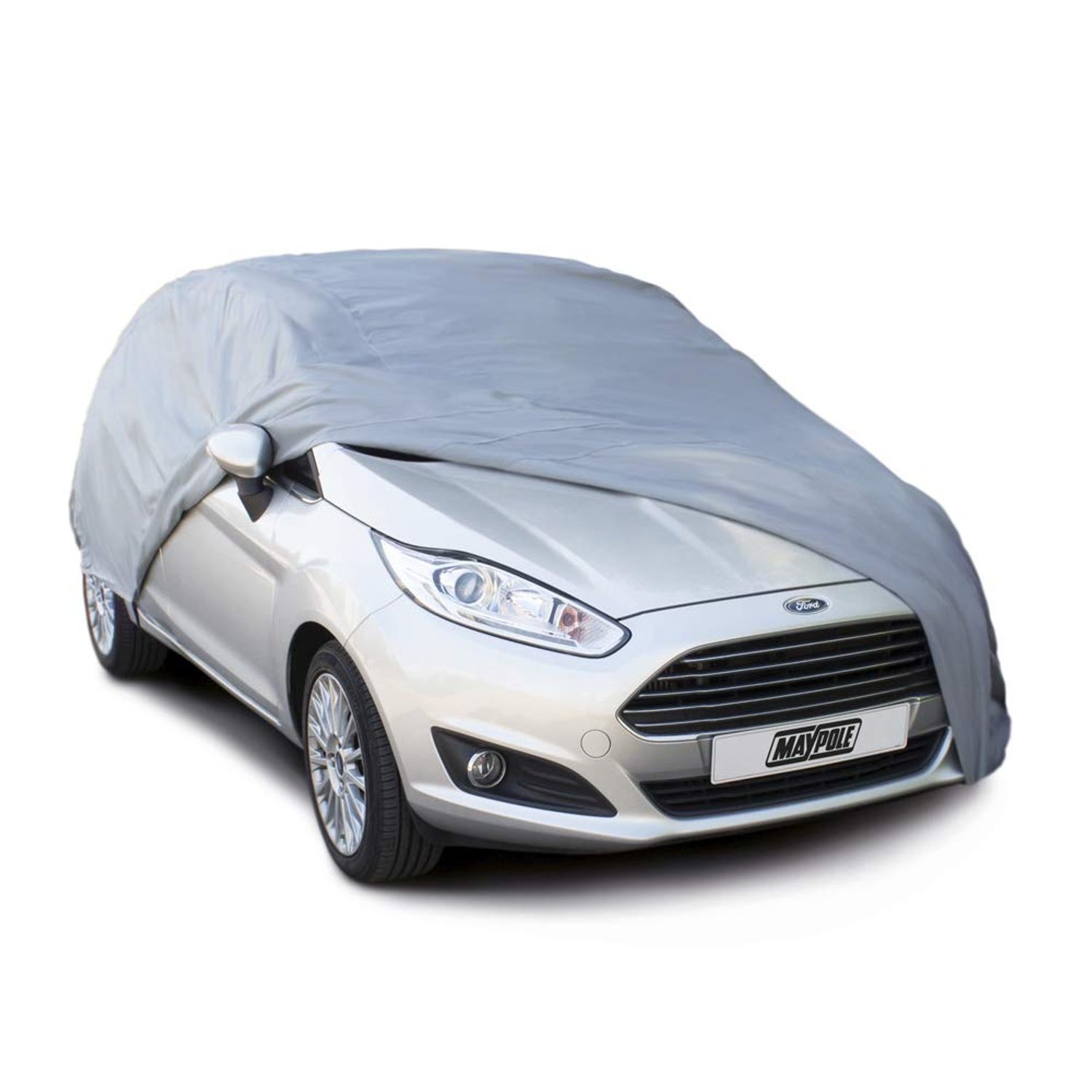 Maypole Breathable Full Cover for Medium Cars Water Resistant, Grey