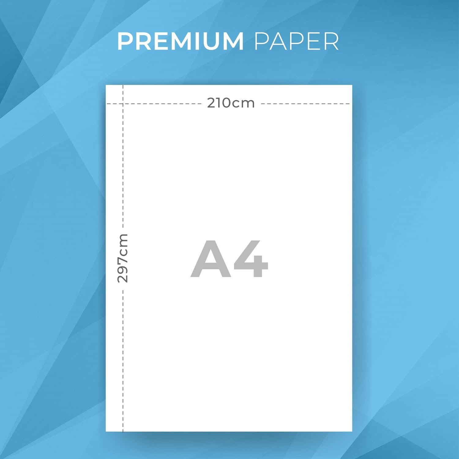 Roe Tenpo A4 Printer Paper, 2500 Sheets, Smooth White Paper Finish, Compatible with Inkjet & Laser Printers - Ideal for Home & Office Use, Copying, Printing Flyers, Reports, and More (5 Reams)