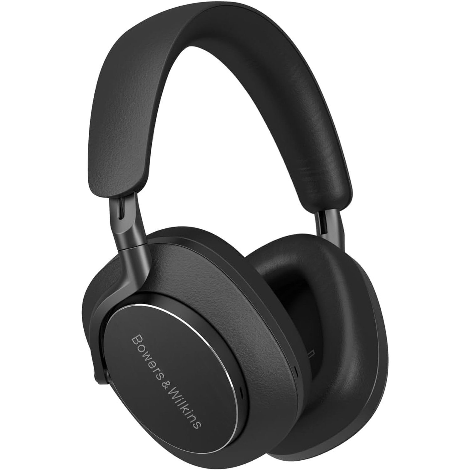 Bowers & Wilkins Px8 Wireless Headphones, Noise Cancelling Over-Ear Bluetooth Headphones with High-Resolution Audio, 6-Mic ANC, Fast-Charge, 30-Hour Battery Life - Black