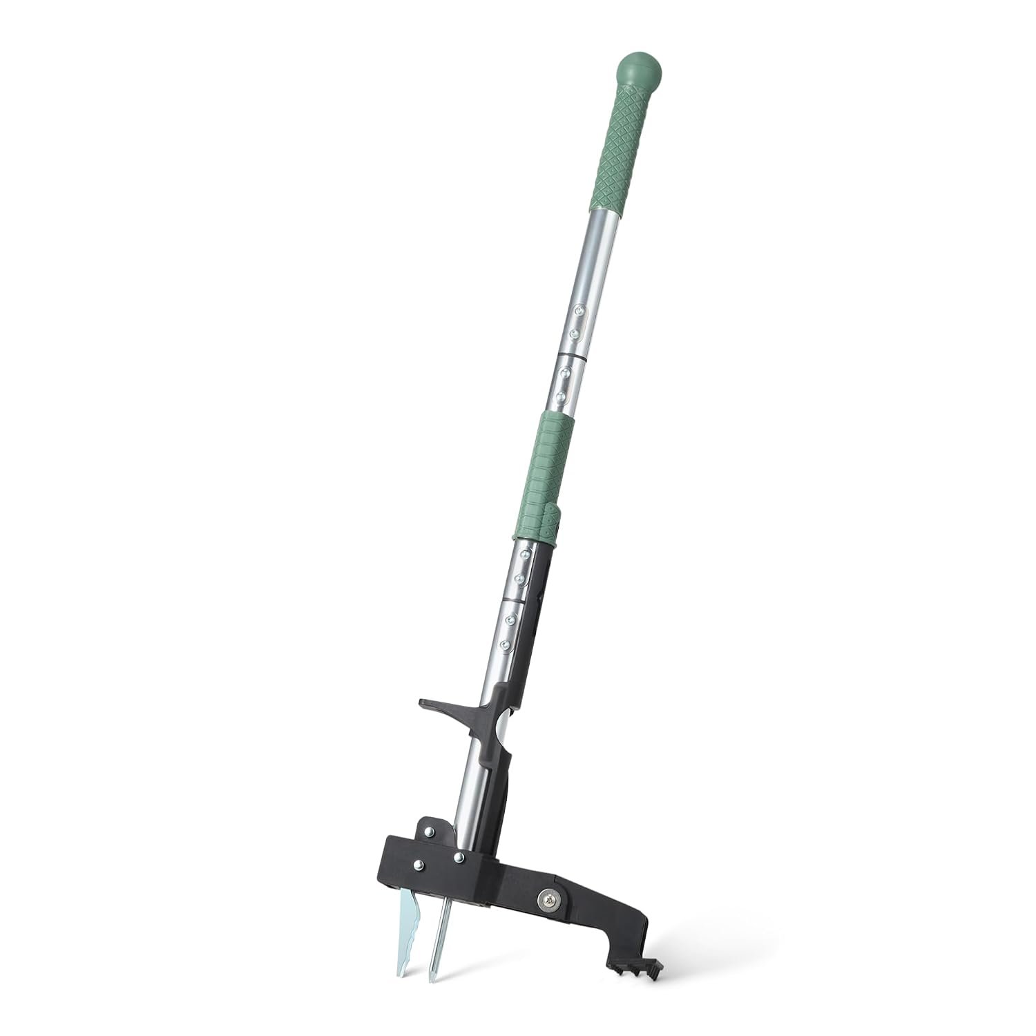 Amazon Basics Stand Up Weed Puller for Lawn and Garden, 4 Claw, 100.6cm, Black/Olive