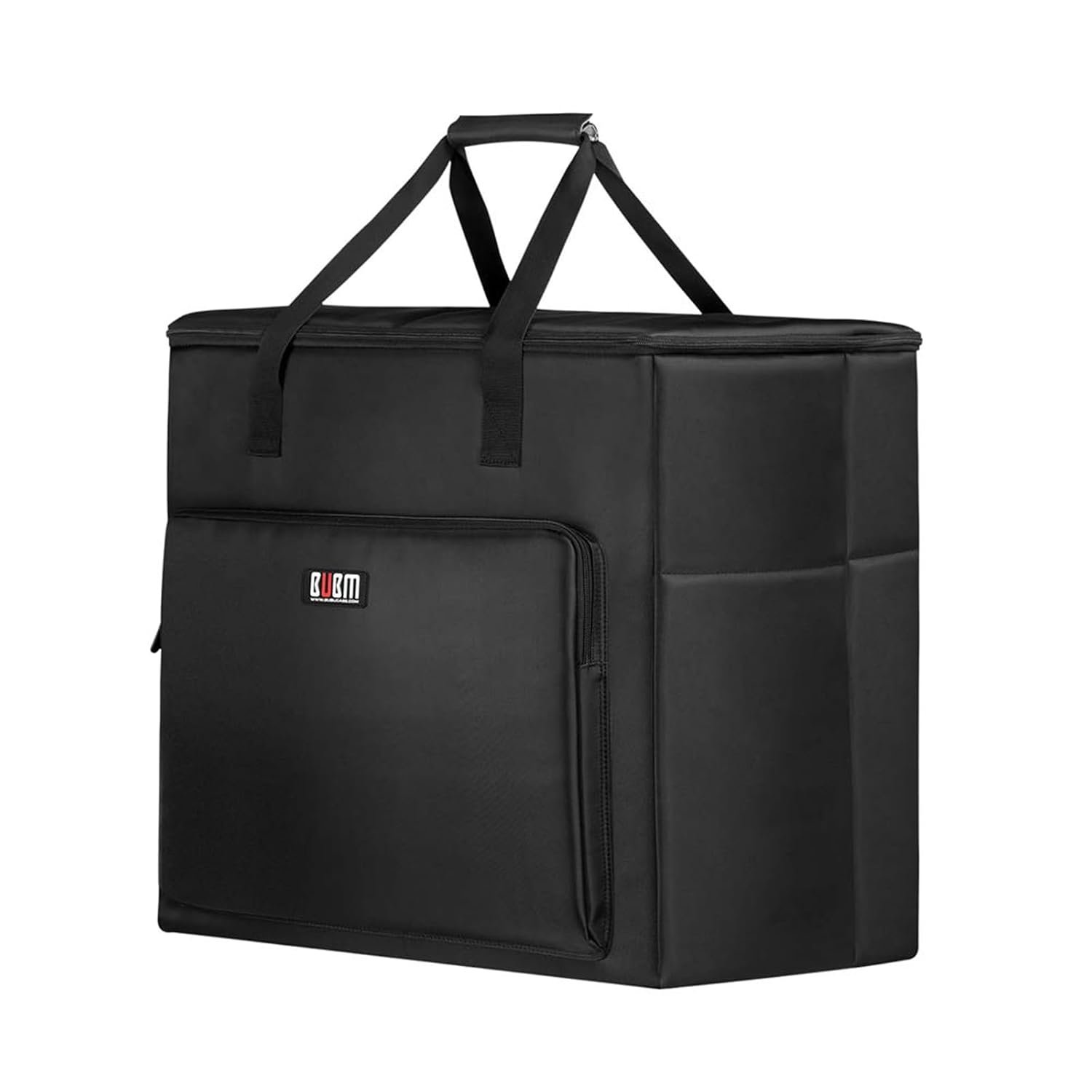 BUBM Gaming PC Desktop Computer Carrying Case,Protable Travel Handbag for Desktop Tower PC Chassis, Monitor(Up to 27inch), Keyboard and Mouse,Waterproof&Shockpoof,Black