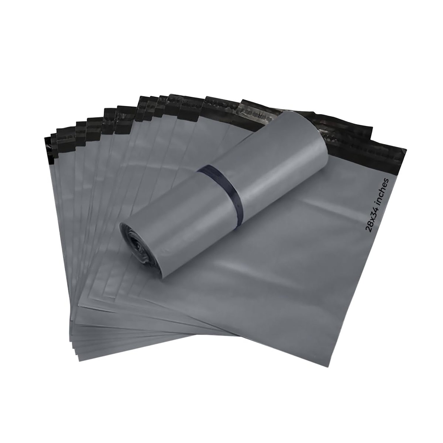 G4GOODS® 500 Large Grey Postage Bags 28" x 34" Self Seal Postal Bags 71cm x 86.5cm Strong Waterproof Large Mailing Bag Eco-Friendly Poly Mailers Parcel Delivery Bag