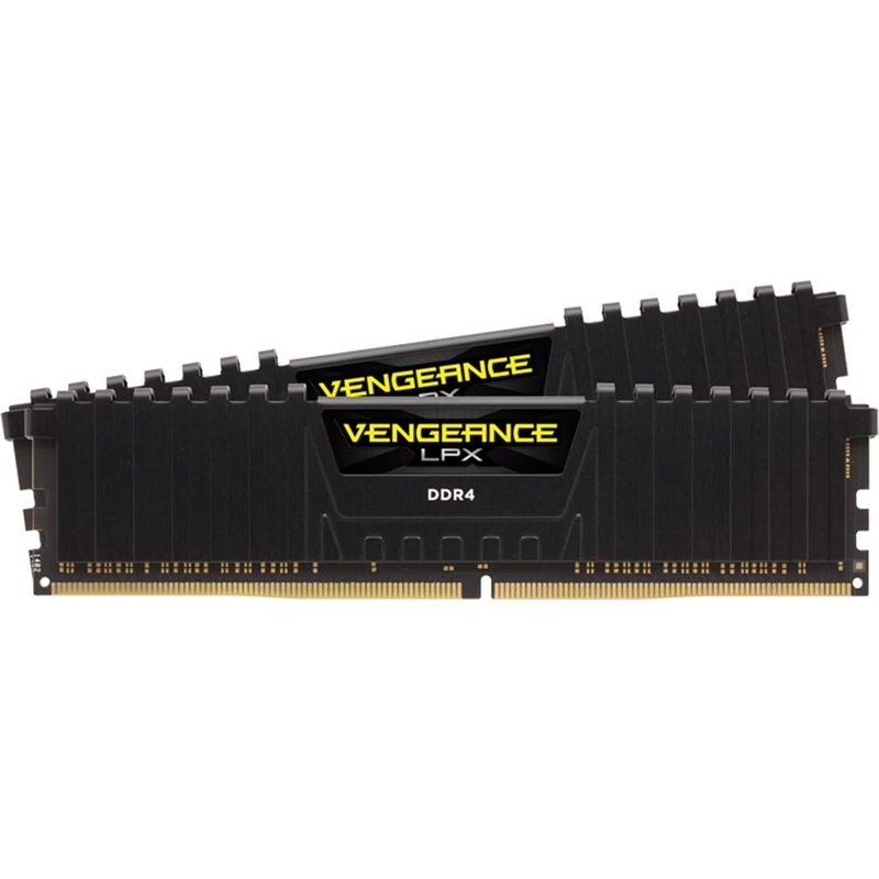 CORSAIR VENGEANCE LPX DDR4 RAM 16GB (2x8GB) Up to 3200MHz CL16 Intel XMP AMD EXPO Computer Memory – Black (CMK16GX4M2B3200C16)