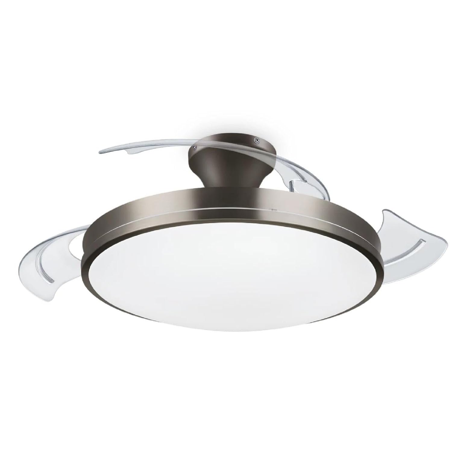 Philips Atlas Ceiling Fan, Diameter 106 cm, 3 Light Settings, Very Quiet, Silver