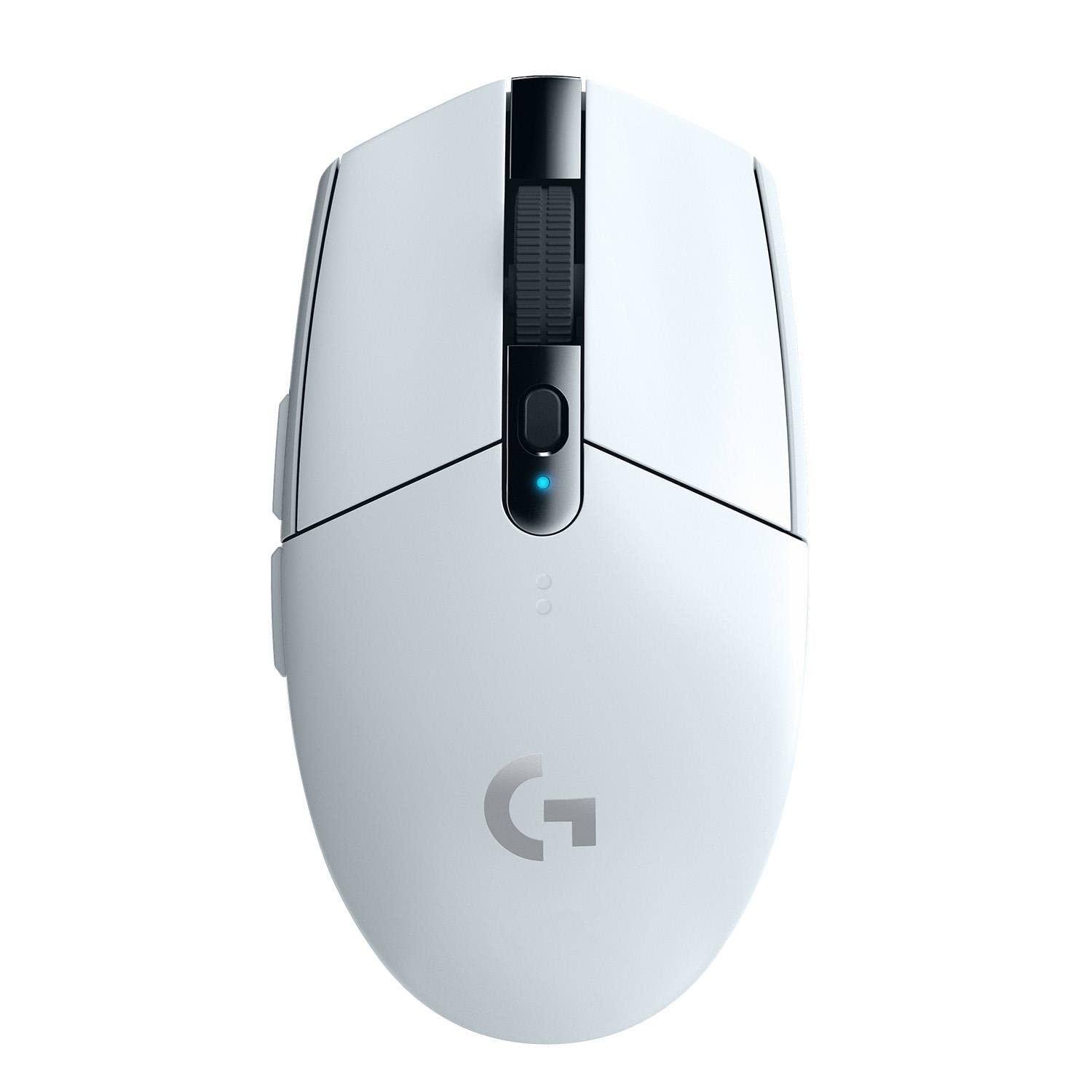 Logitech G305 LIGHTSPEED Wireless Gaming Mouse, HERO 12K Sensor, 12,000 DPI, Lightweight, 6 Programmable Buttons, 250h Battery Life, On-Board Memory, PC/Mac - White