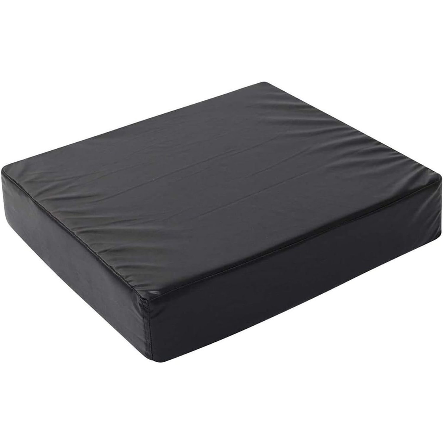 Molten Creek® Wheelchair Memory Foam Cushion Seat With Waterproof Cover, Orthopedic Seat Cushion for Pressure and Pain Relief, Reduce Back Ache, Improve Posture, Black (18" x 16" x 4")