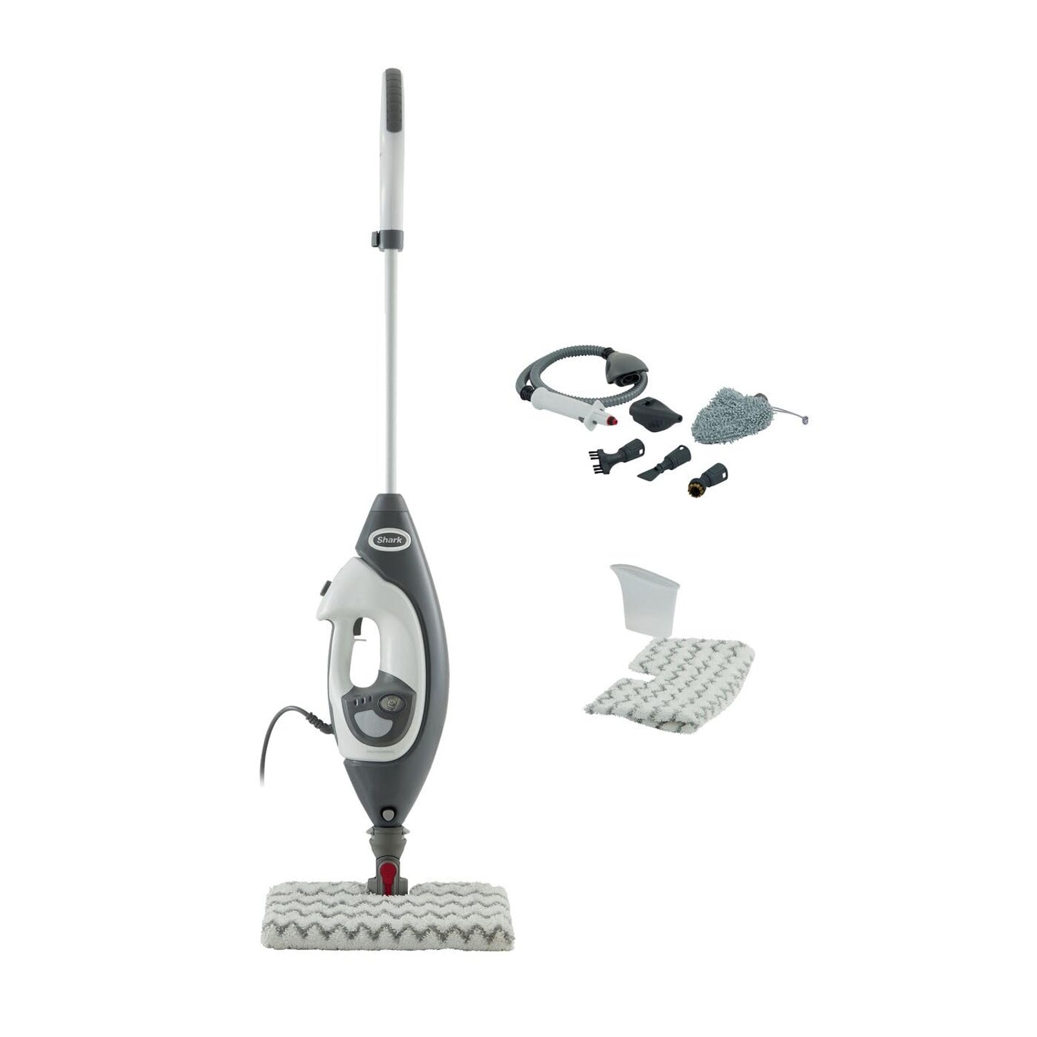 Shark Floor & Handheld Steam Cleaner, 2 Settings, Grey/White S6005UK